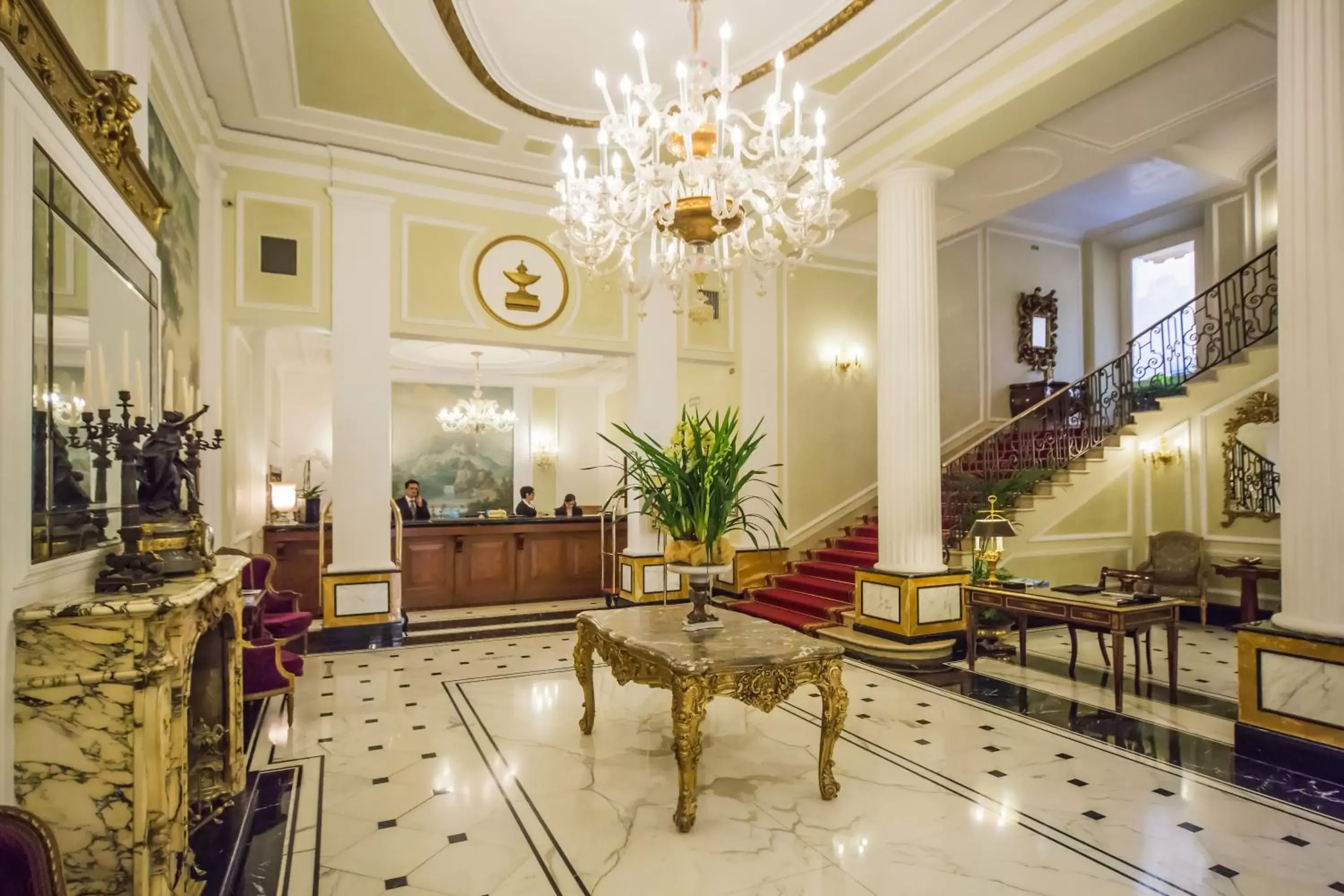 View (from property/room), Lobby/Reception in Grand Hotel Majestic gia' Baglioni