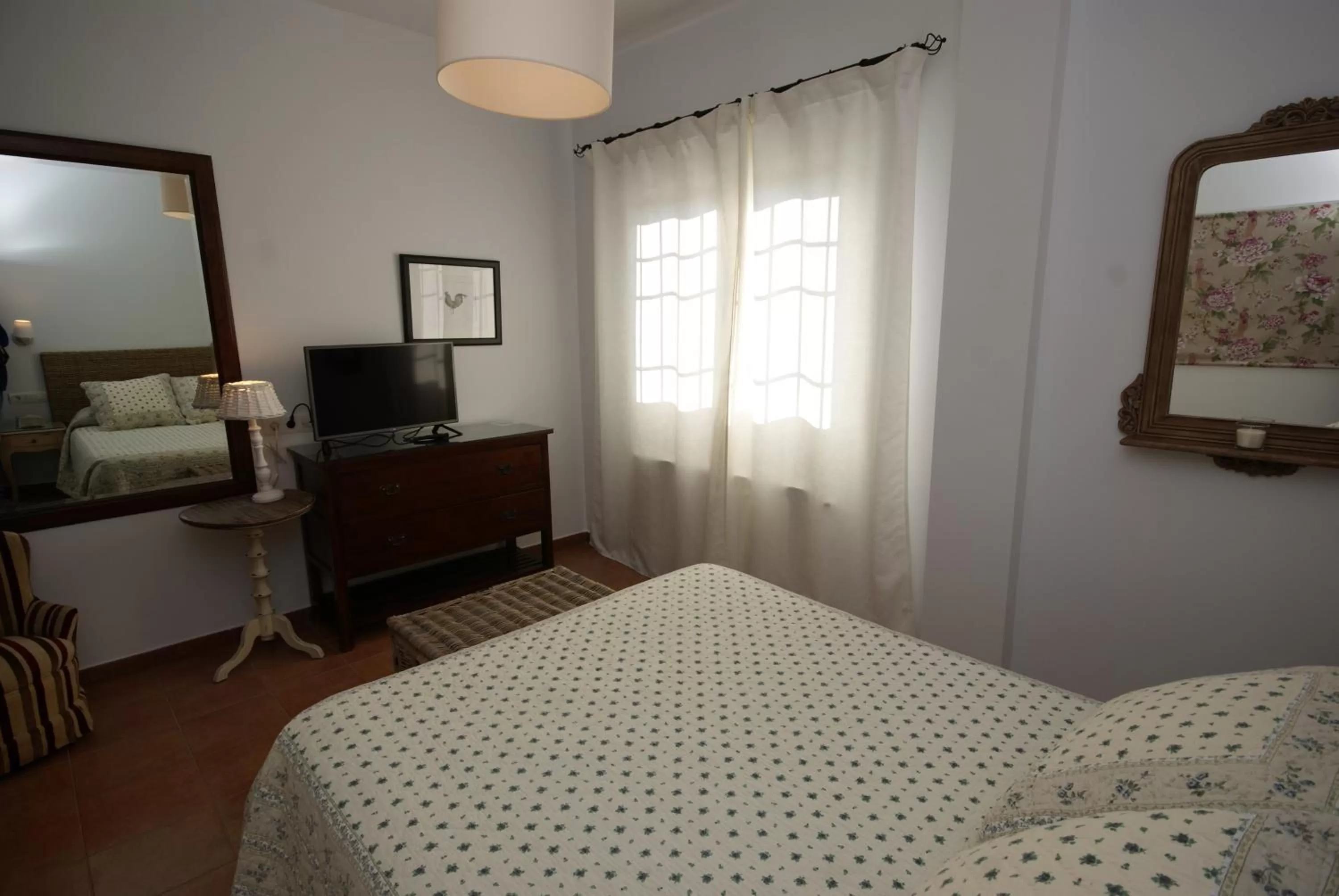 Decorative detail, Bed in Finca El Romeral