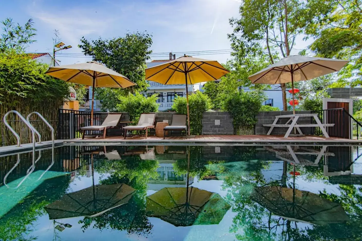 Patio, Swimming Pool in Hoi An Majestic Villa