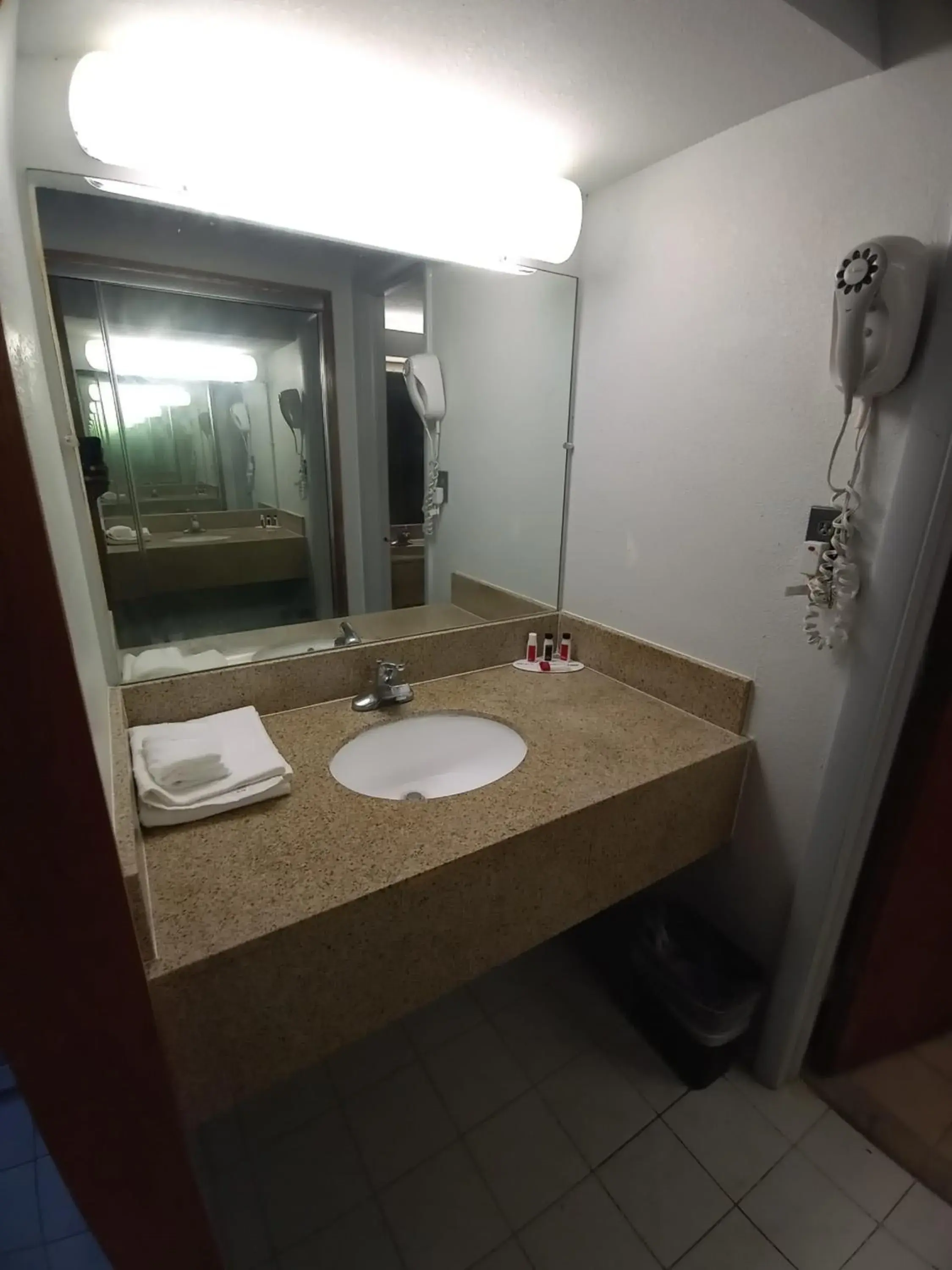 Bathroom in Travelodge by Wyndham Petersburg