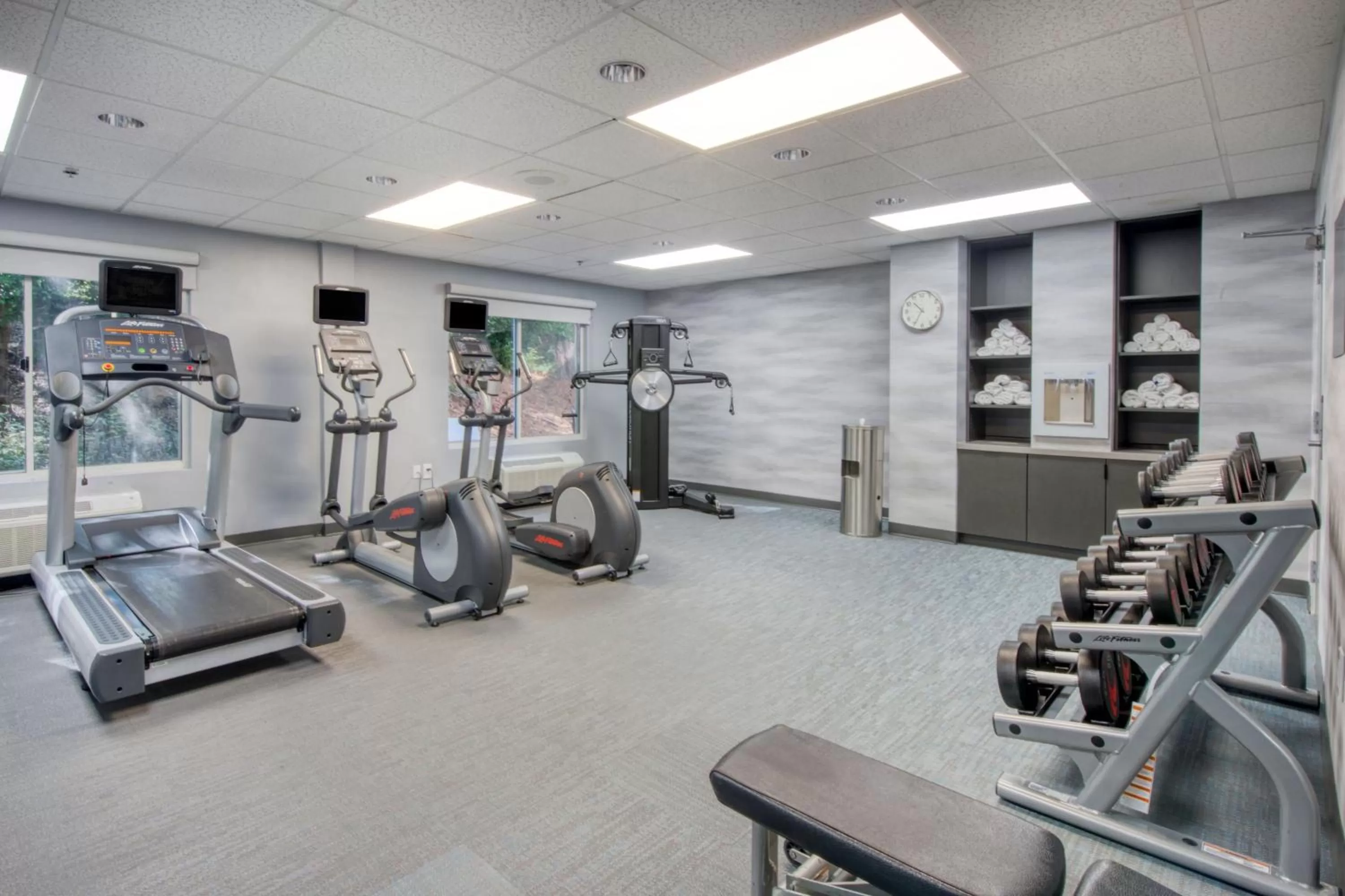 Fitness centre/facilities in Fairfield Inn & Suites Raleigh Crabtree Valley