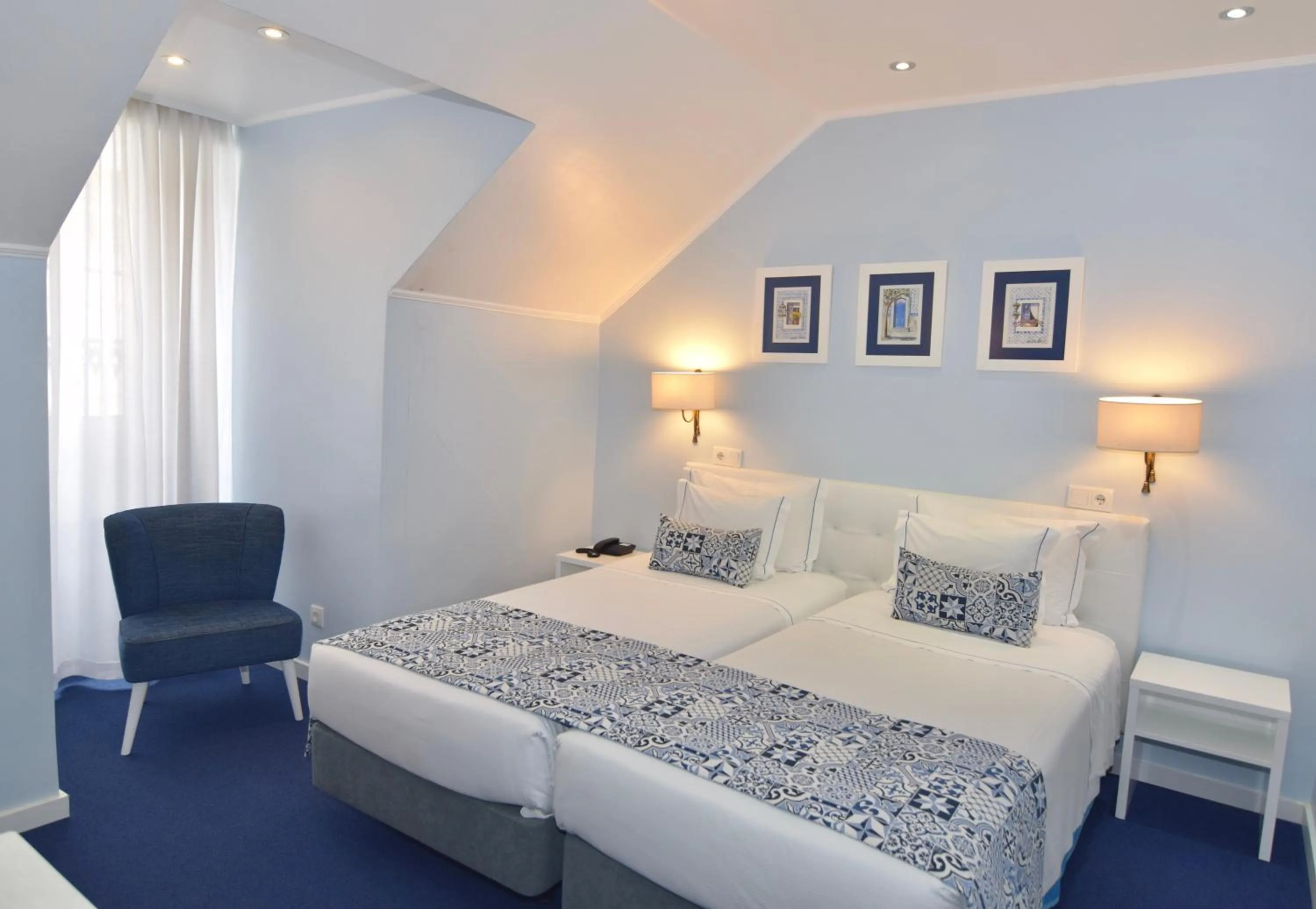 Decorative detail, Bed in Hotel Florescente