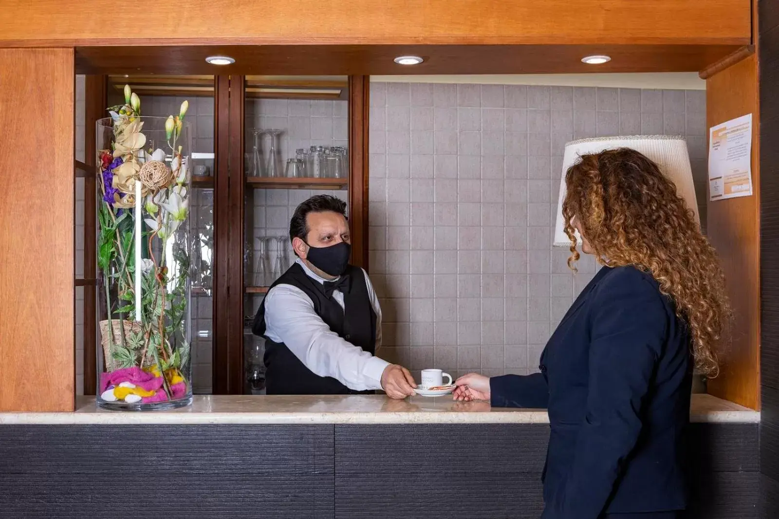 Lounge or bar, Lobby/Reception in Capodichino International Hotel
