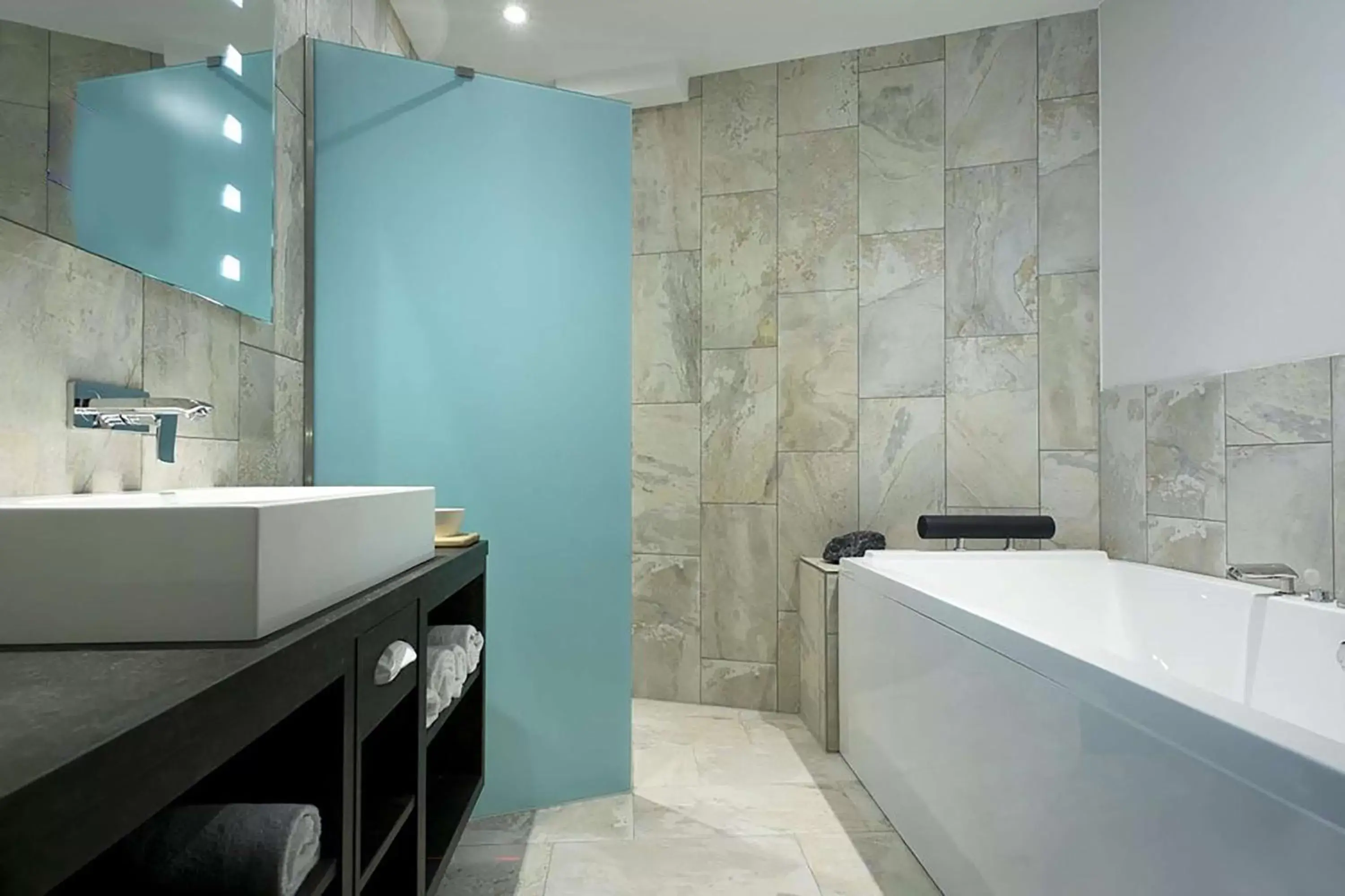 Bathroom in Mainport Design Hotel