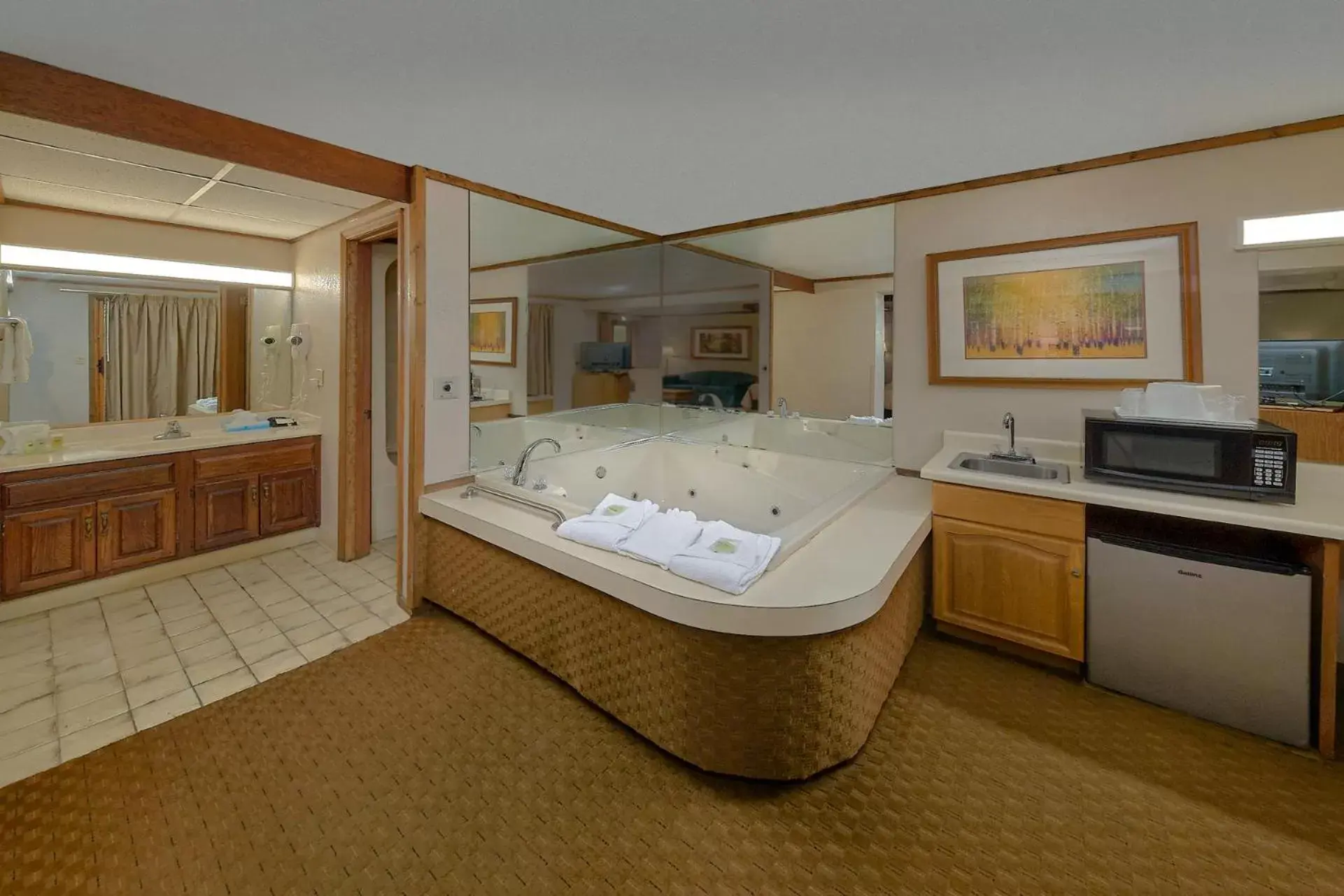 Bathroom in Sidney James Mountain Lodge