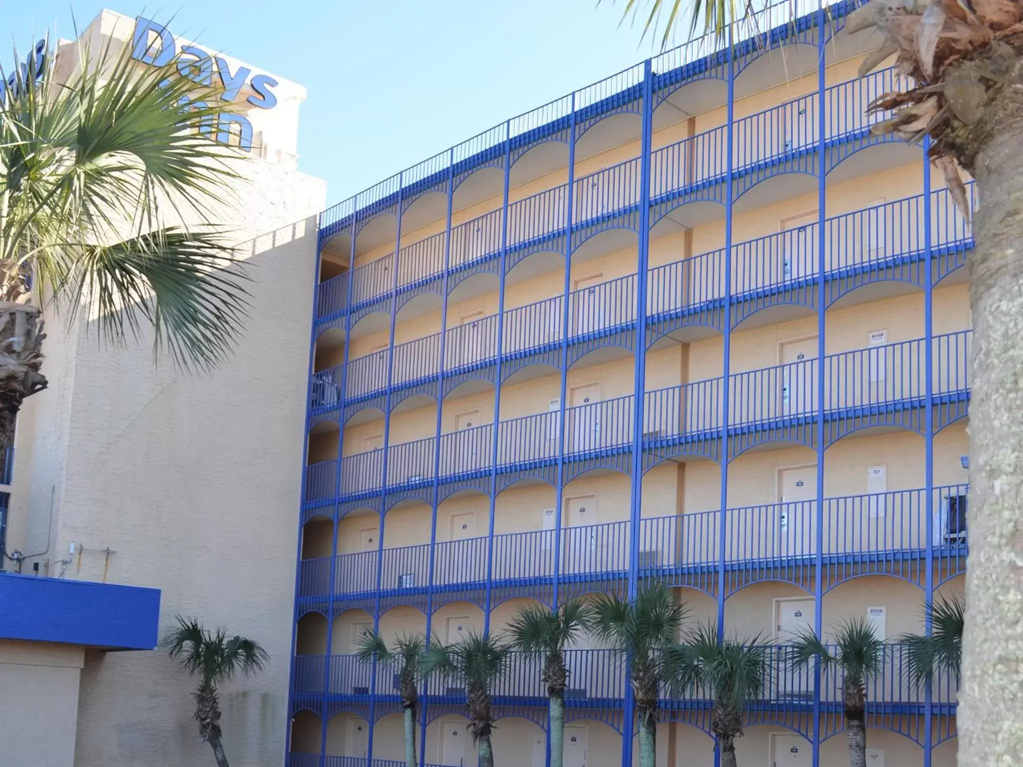Facade/entrance, Property Building in Days Inn by Wyndham Panama City Beach/Ocean Front