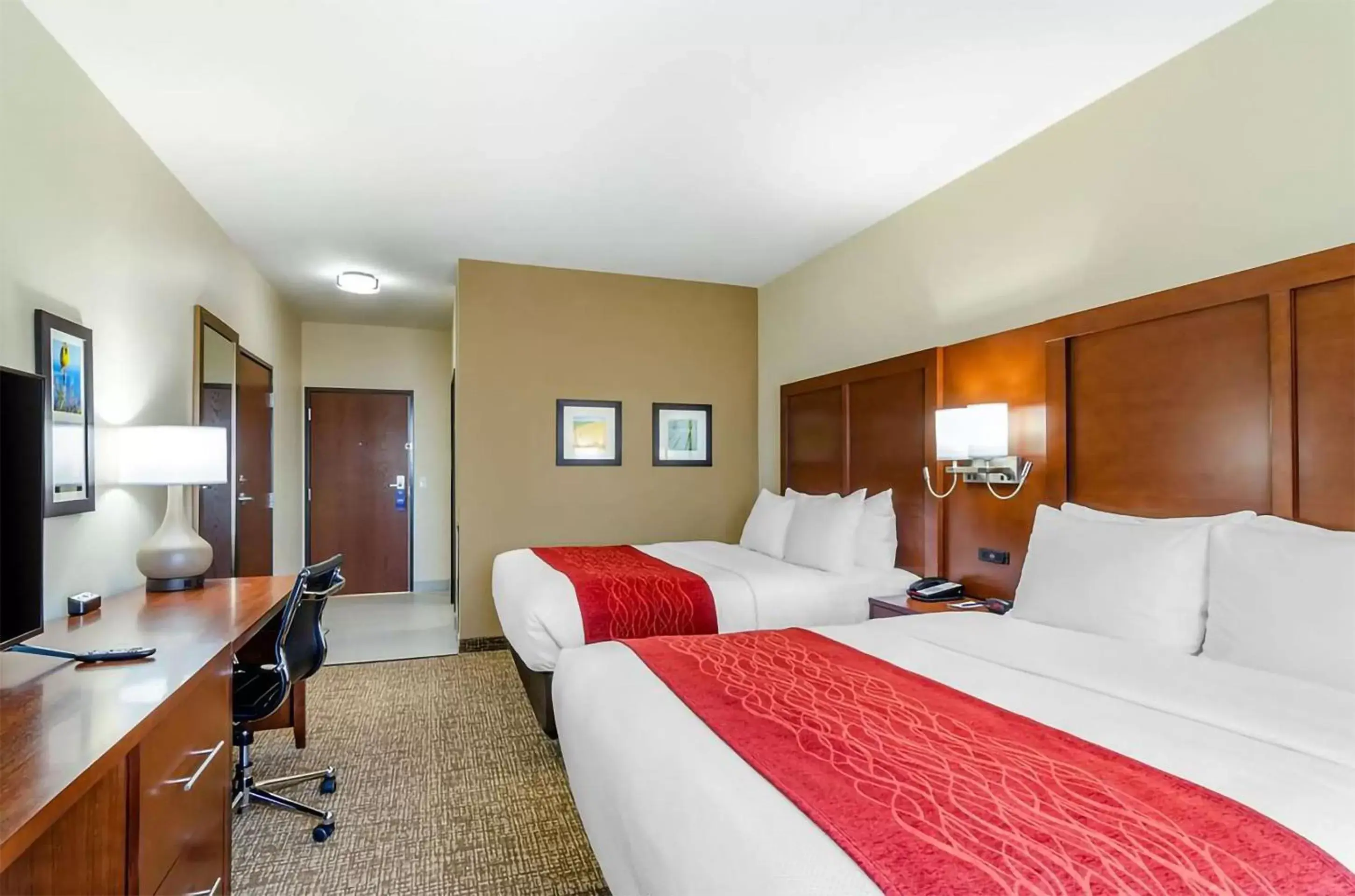 Queen Room with Two Queen Beds - Non-Smoking in Comfort Inn & Suites Salina North