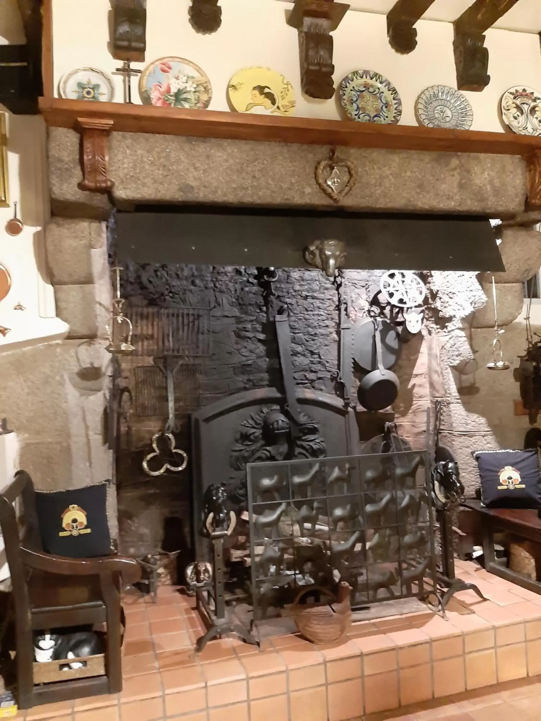 Kitchen or kitchenette in Manoir de la Peignie