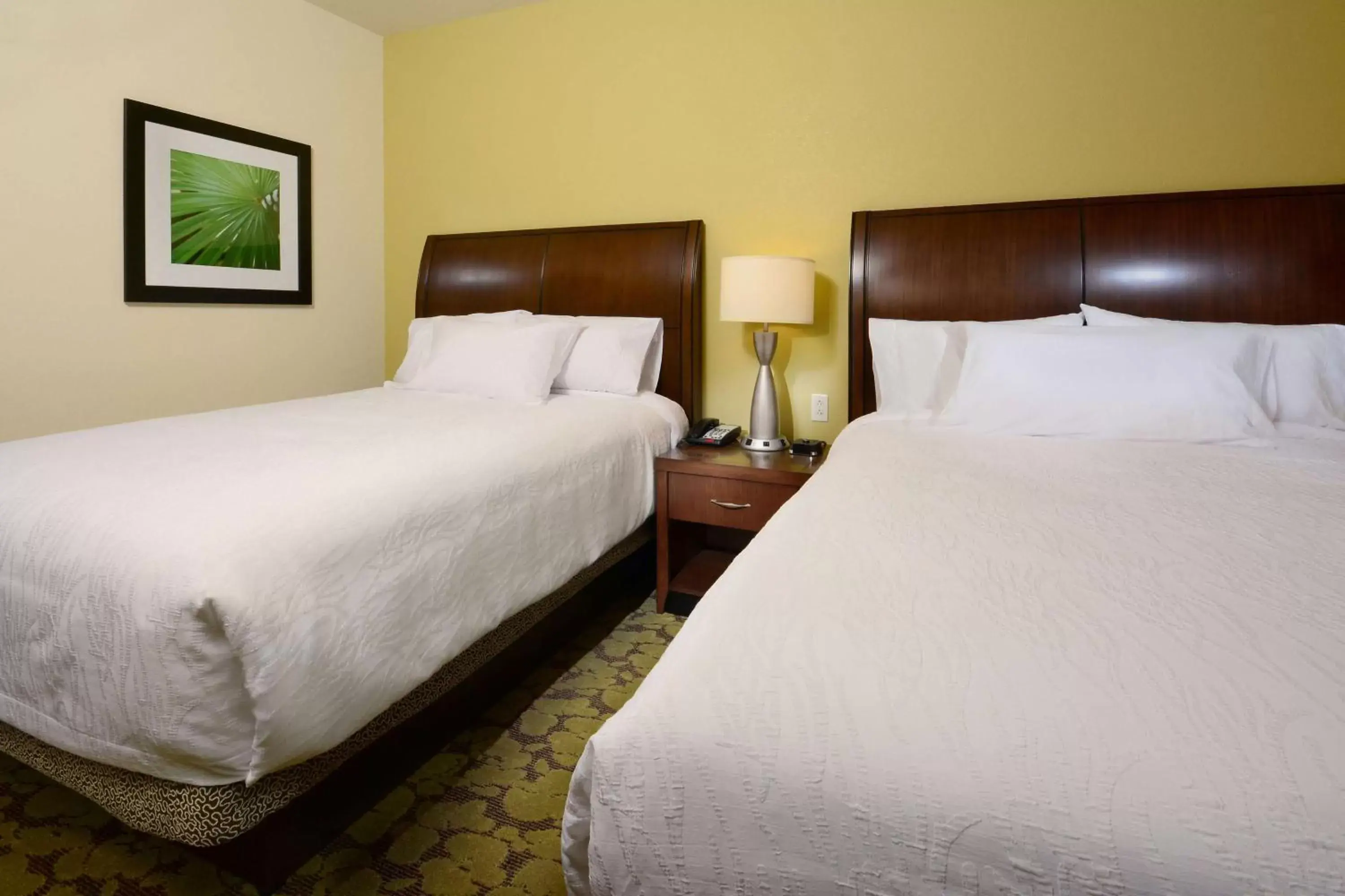 Bed in Hilton Garden Inn Greensboro Airport