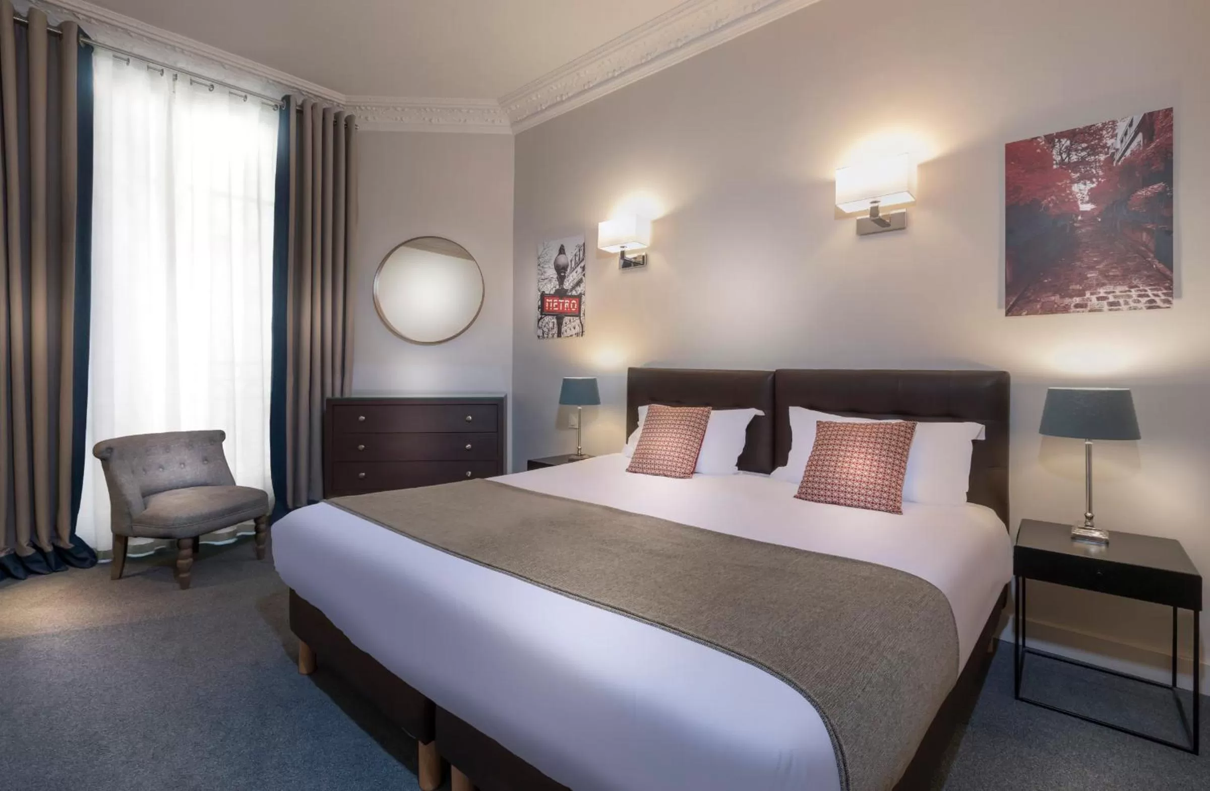 Bedroom, Bed in Résidence Charles Floquet