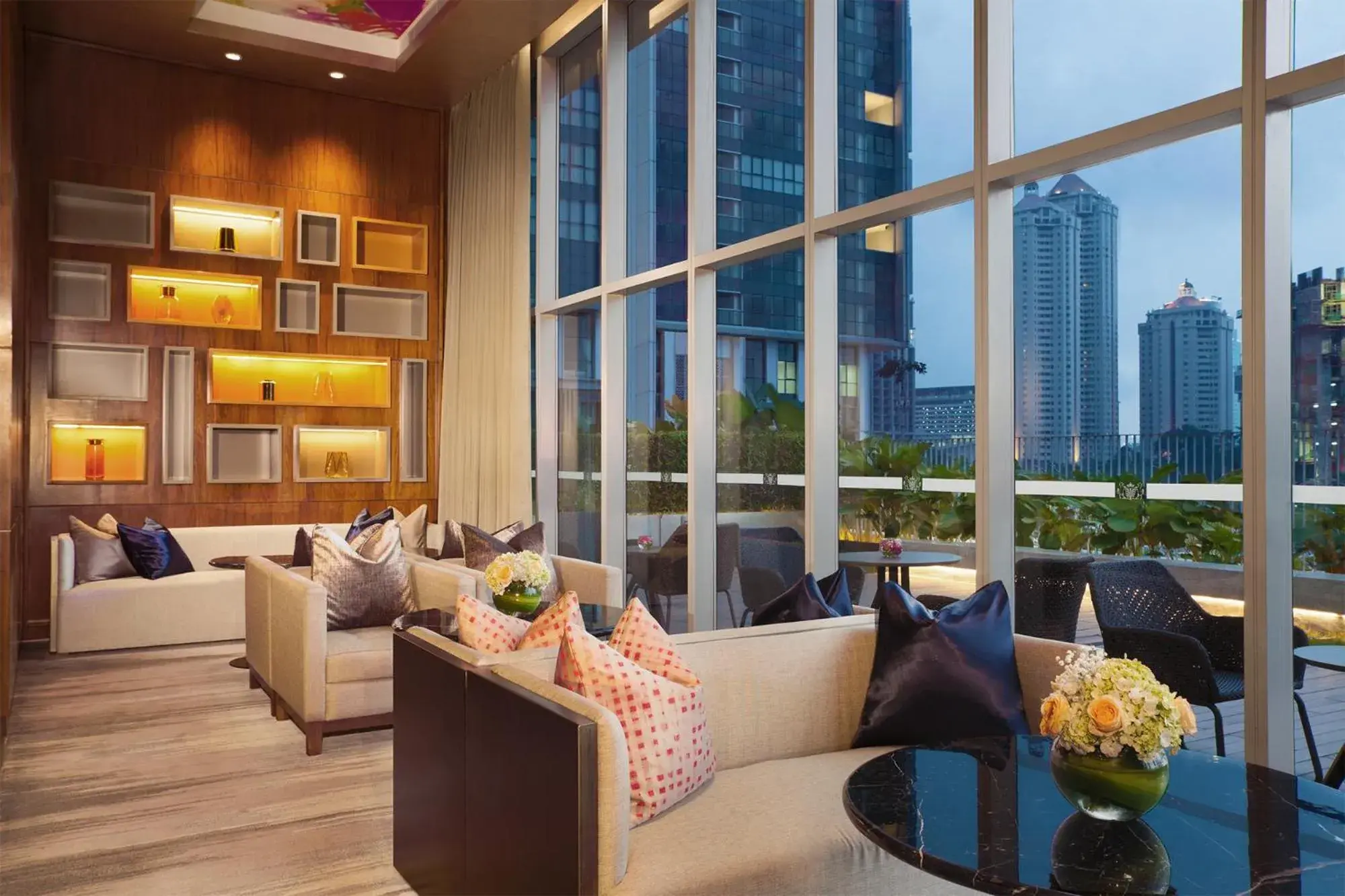 Seating area in Ascott Sudirman Jakarta