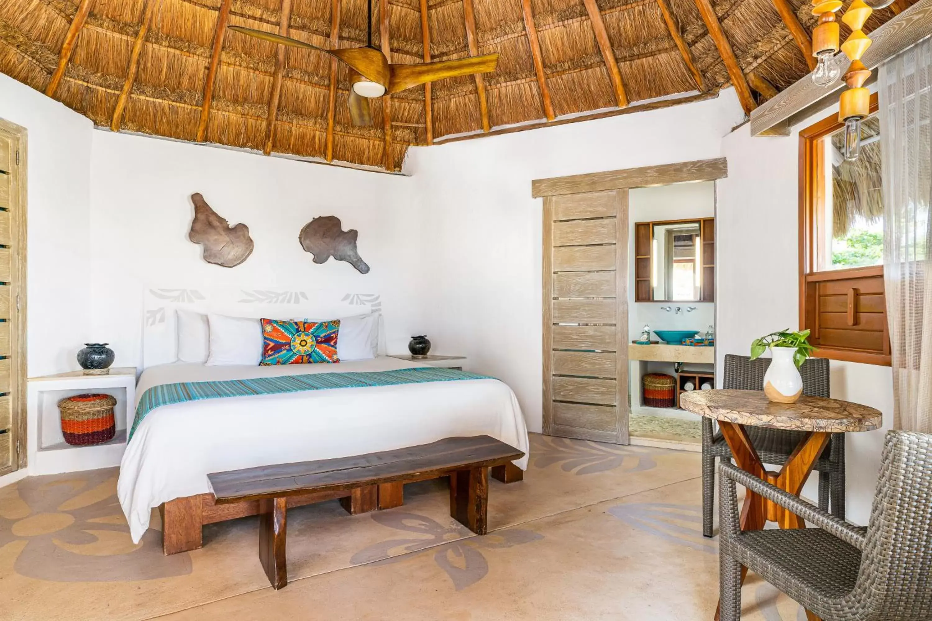 Bedroom, Bed in Mahekal Beach Front Resort & Spa