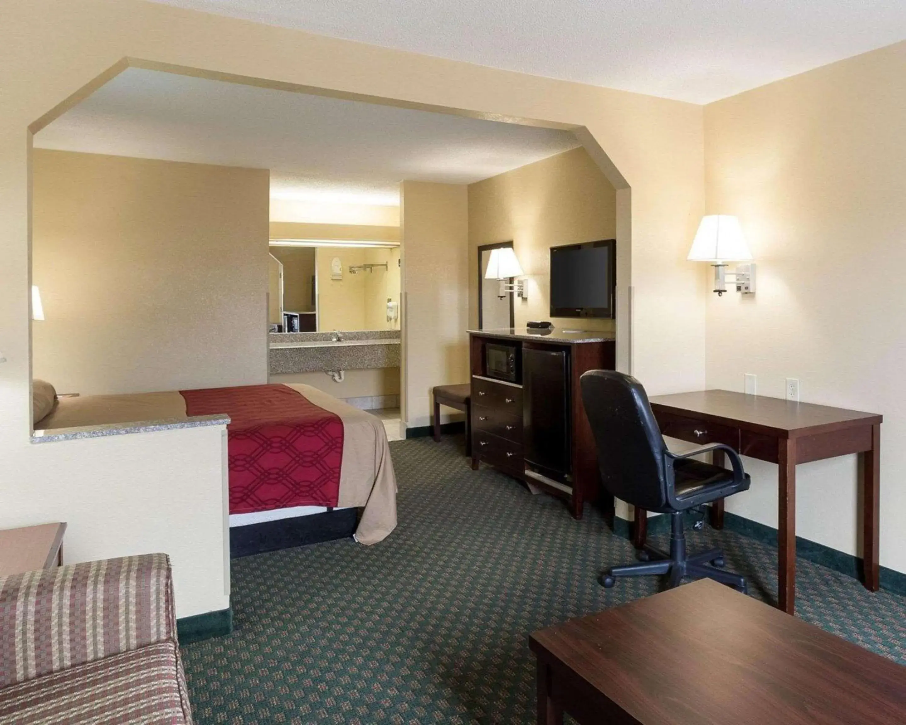 Photo of the whole room in Rodeway Inn & Suites
