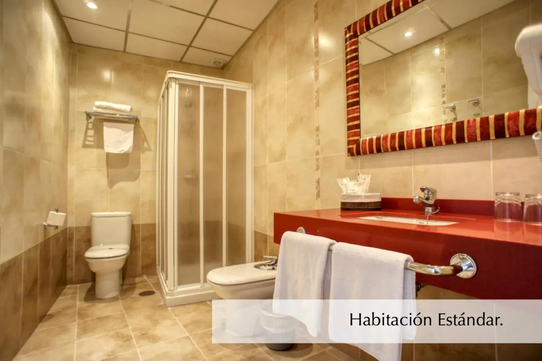 Bathroom in Hotel Montermoso