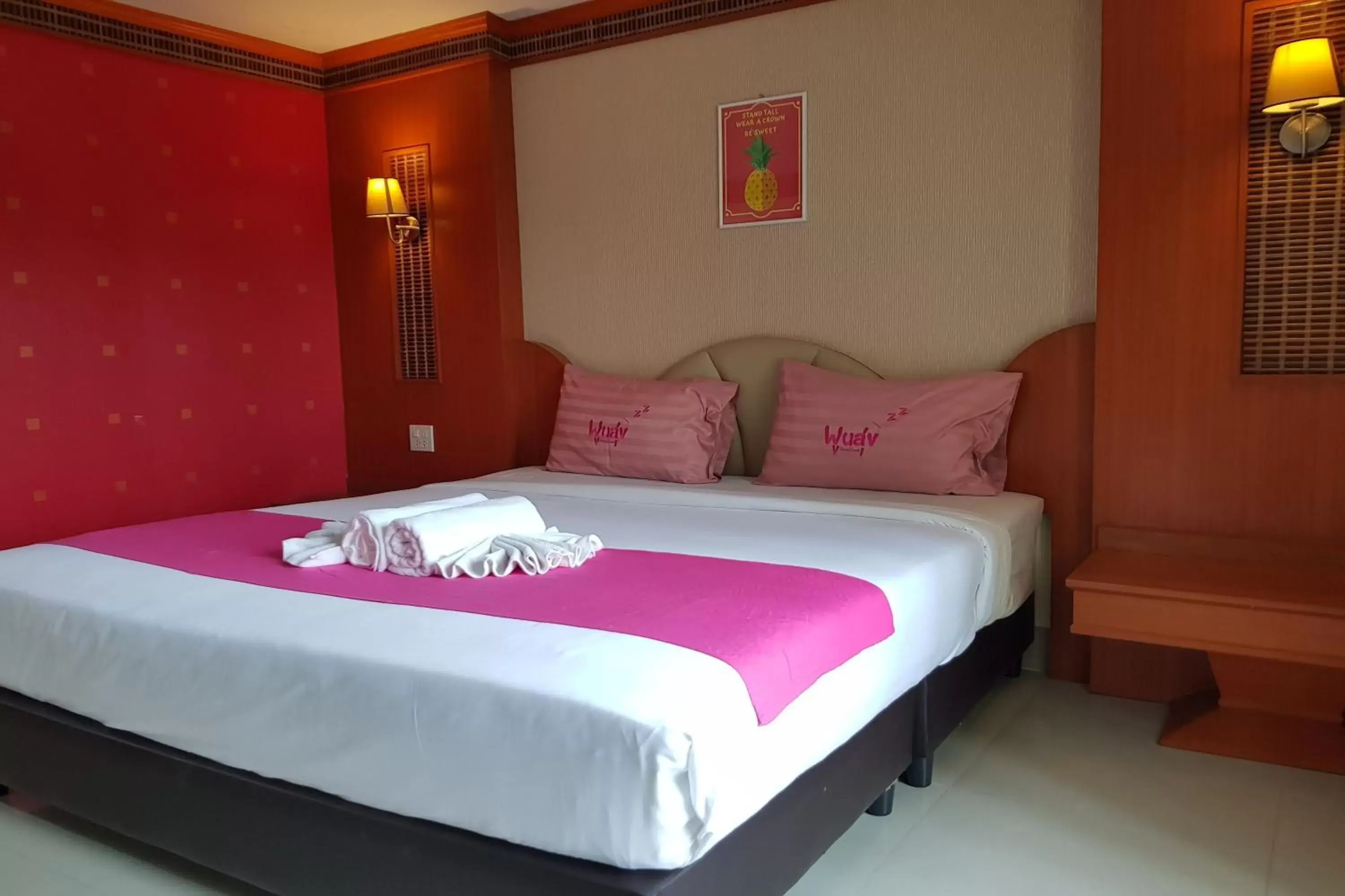 Bedroom, Bed in Poonsook Phitsanulok Hotel SHA Plus