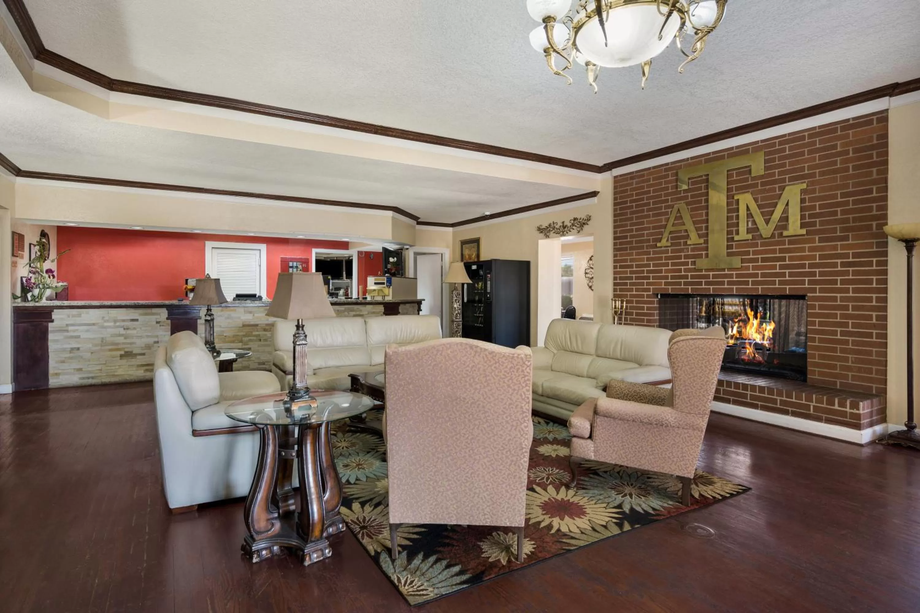 Lobby or reception in Knights Inn College Station