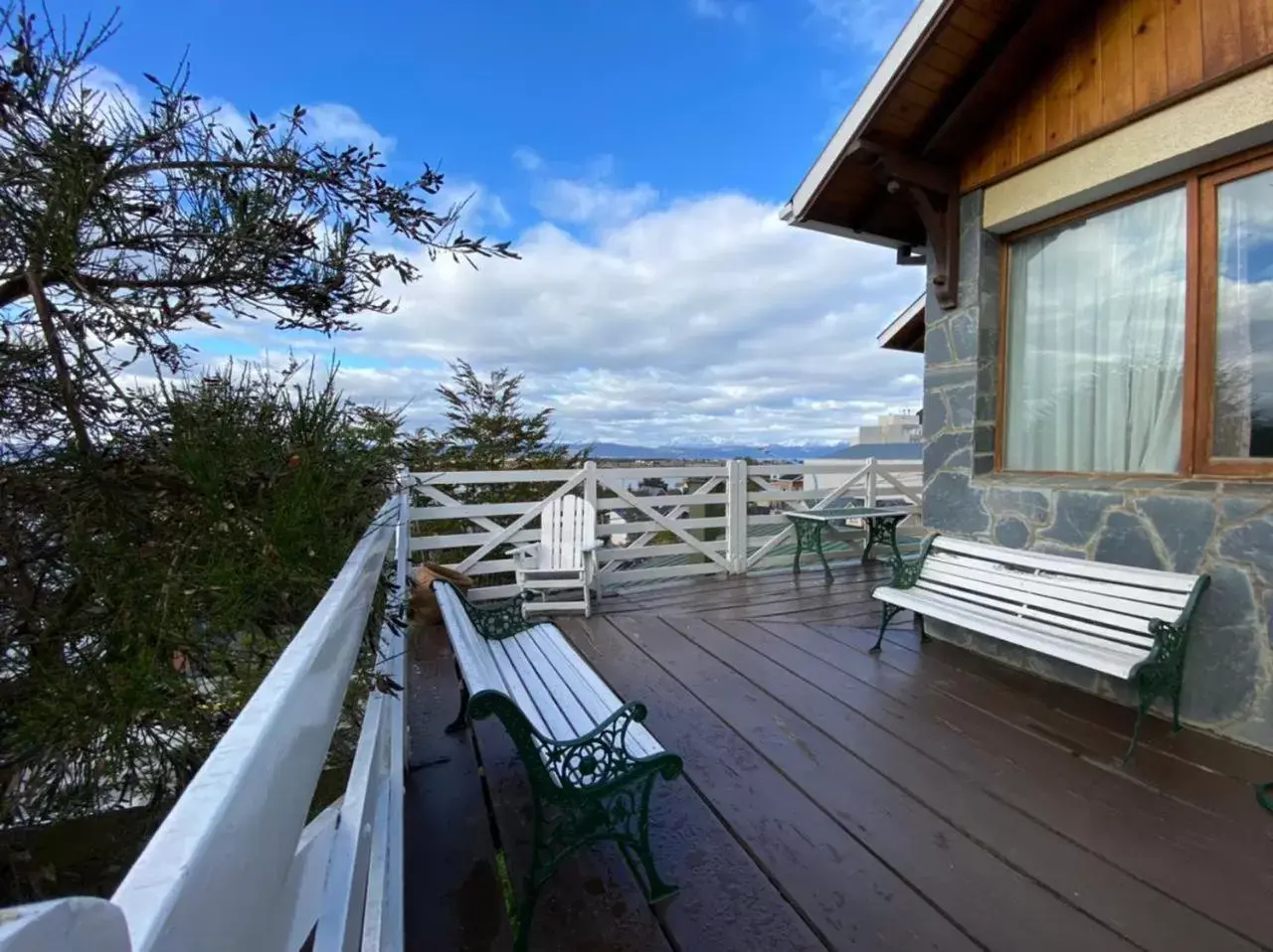 Patio, Balcony/Terrace in Hostería Patagonia Jarke