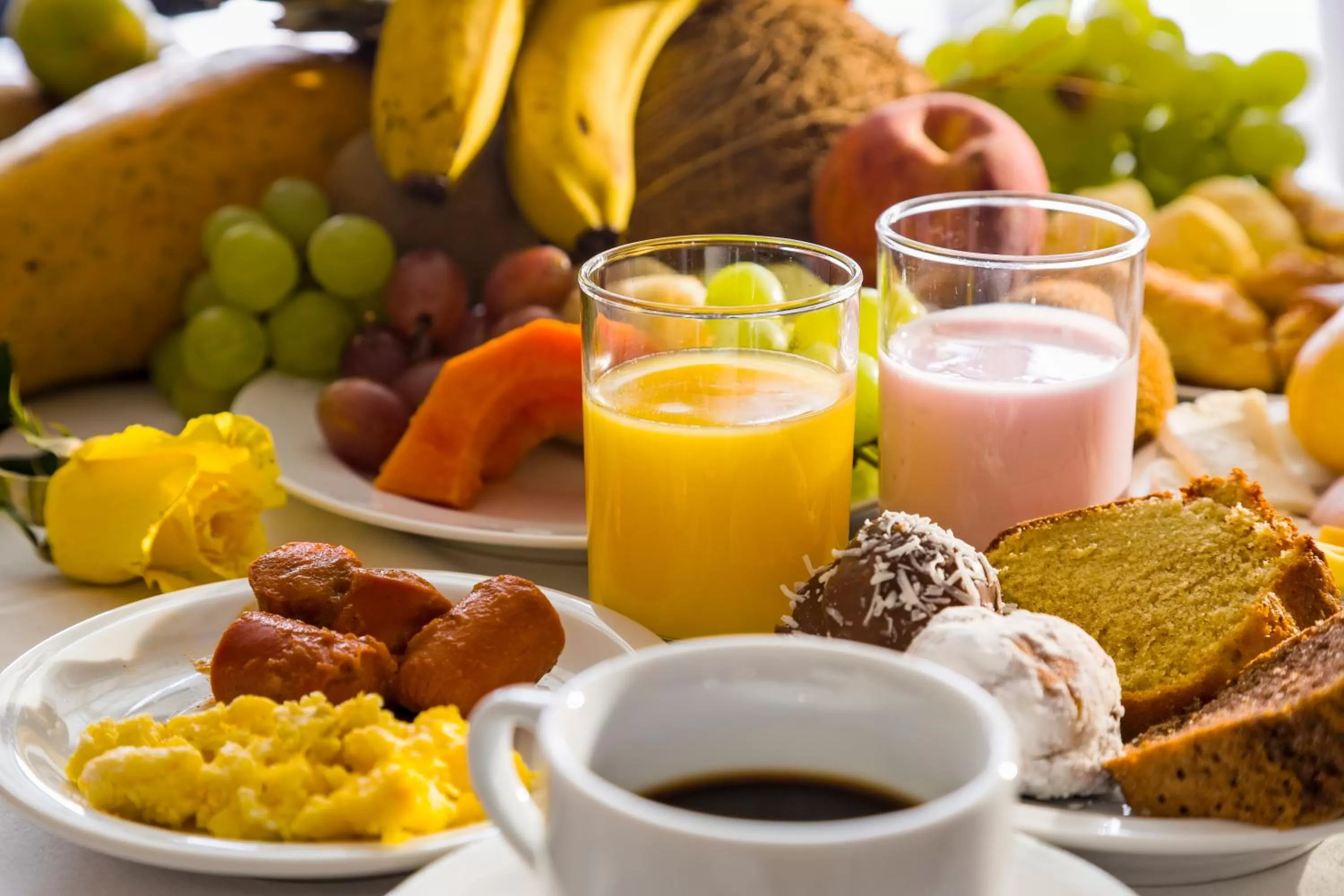 Breakfast in Red Roof Inn Jundiaí