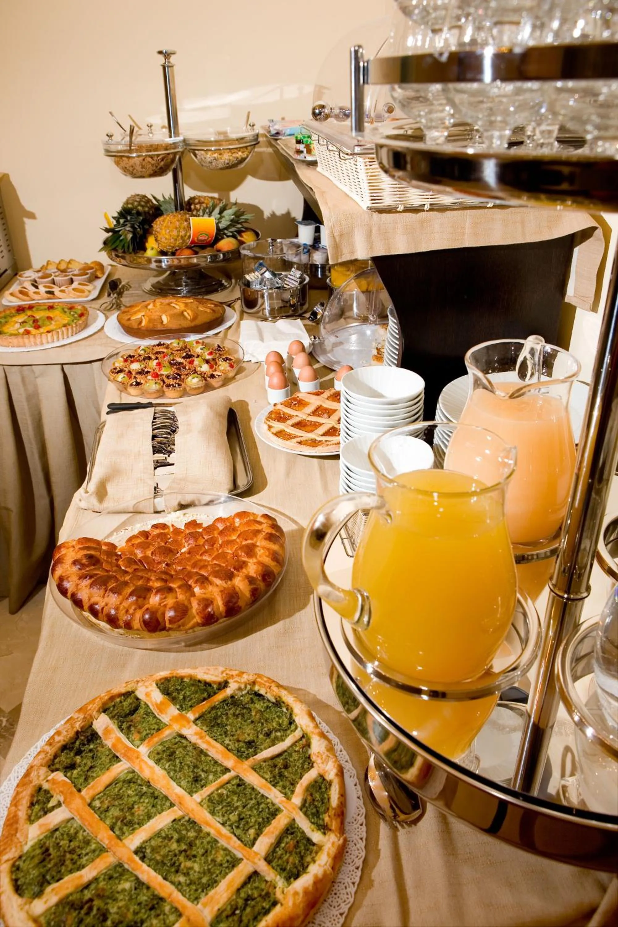 Continental breakfast in Hotel Palazzo Guardati
