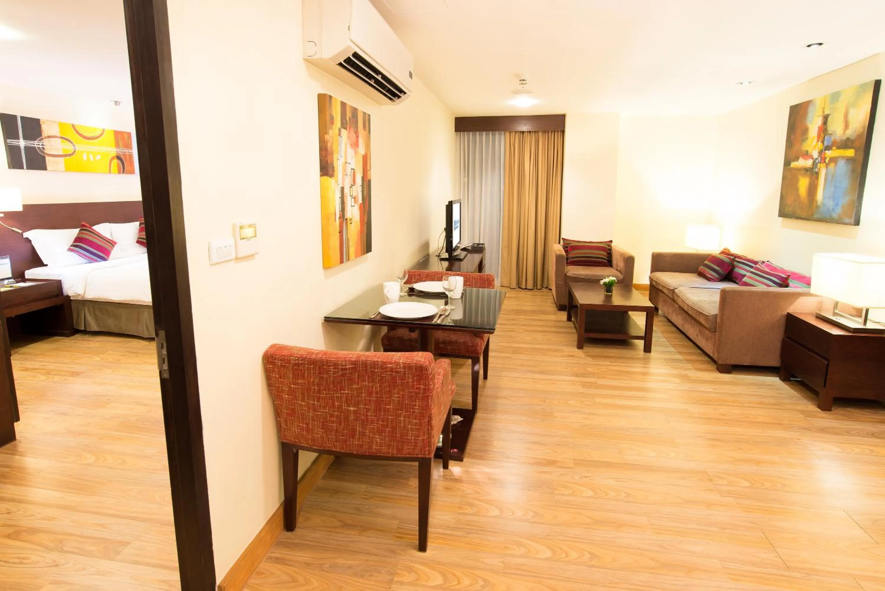 Living room, Bed in Lohas Residences Sukhumvit 2