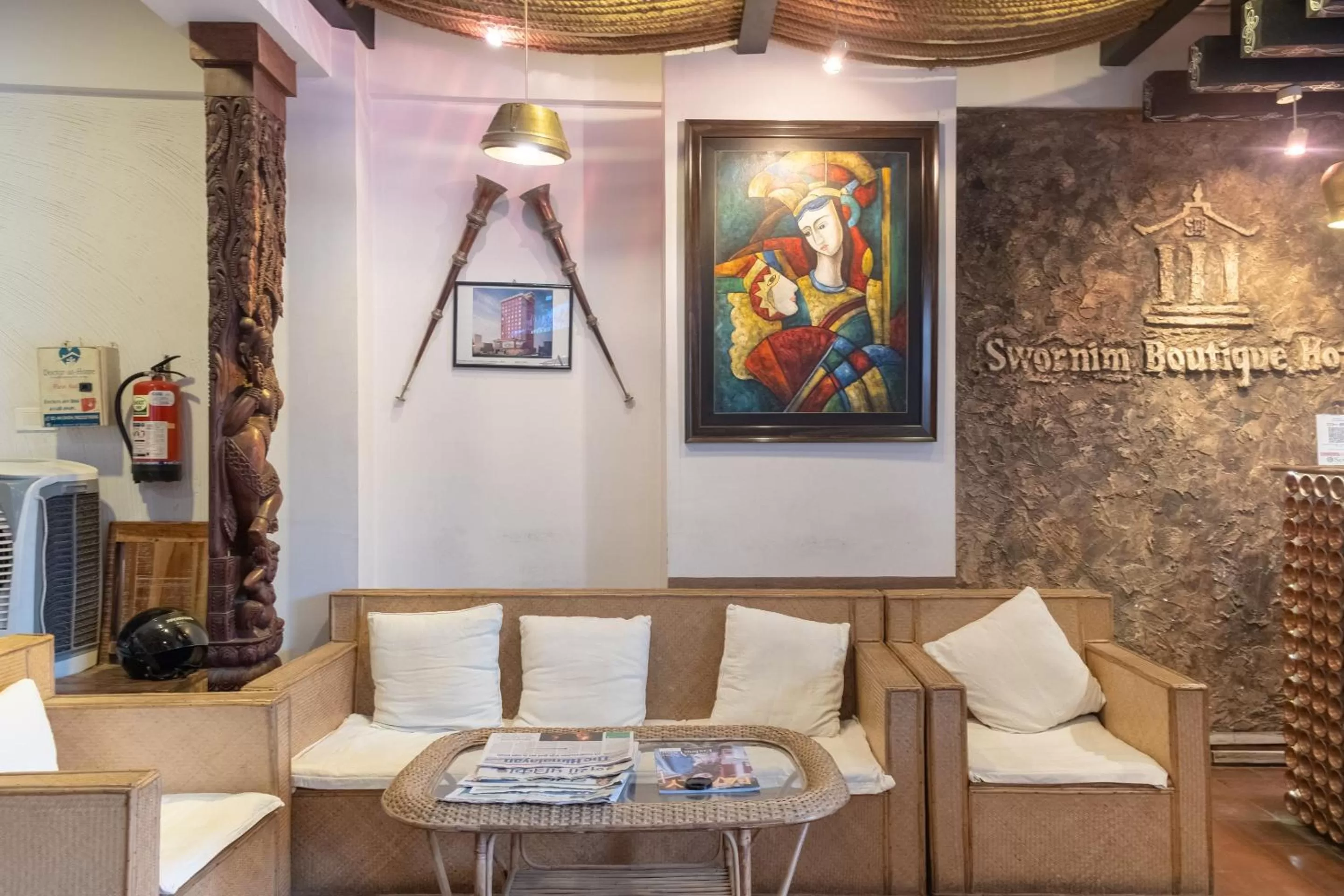Seating Area in Swornim Boutique Hotel Kathmandu