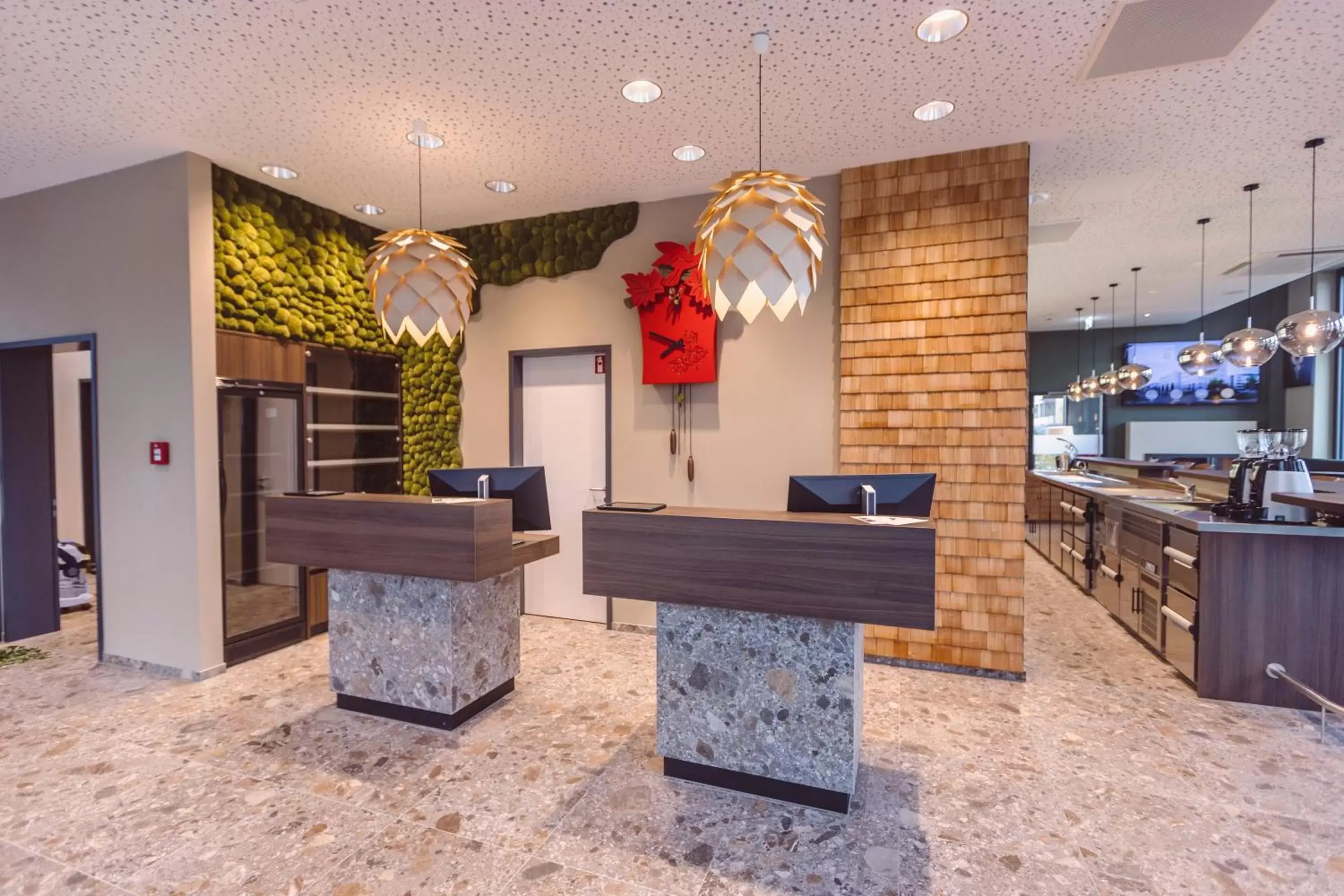 Lobby or reception in Hotel Libertas elements pure Lobby or reception in Hotel Libertas elements pure