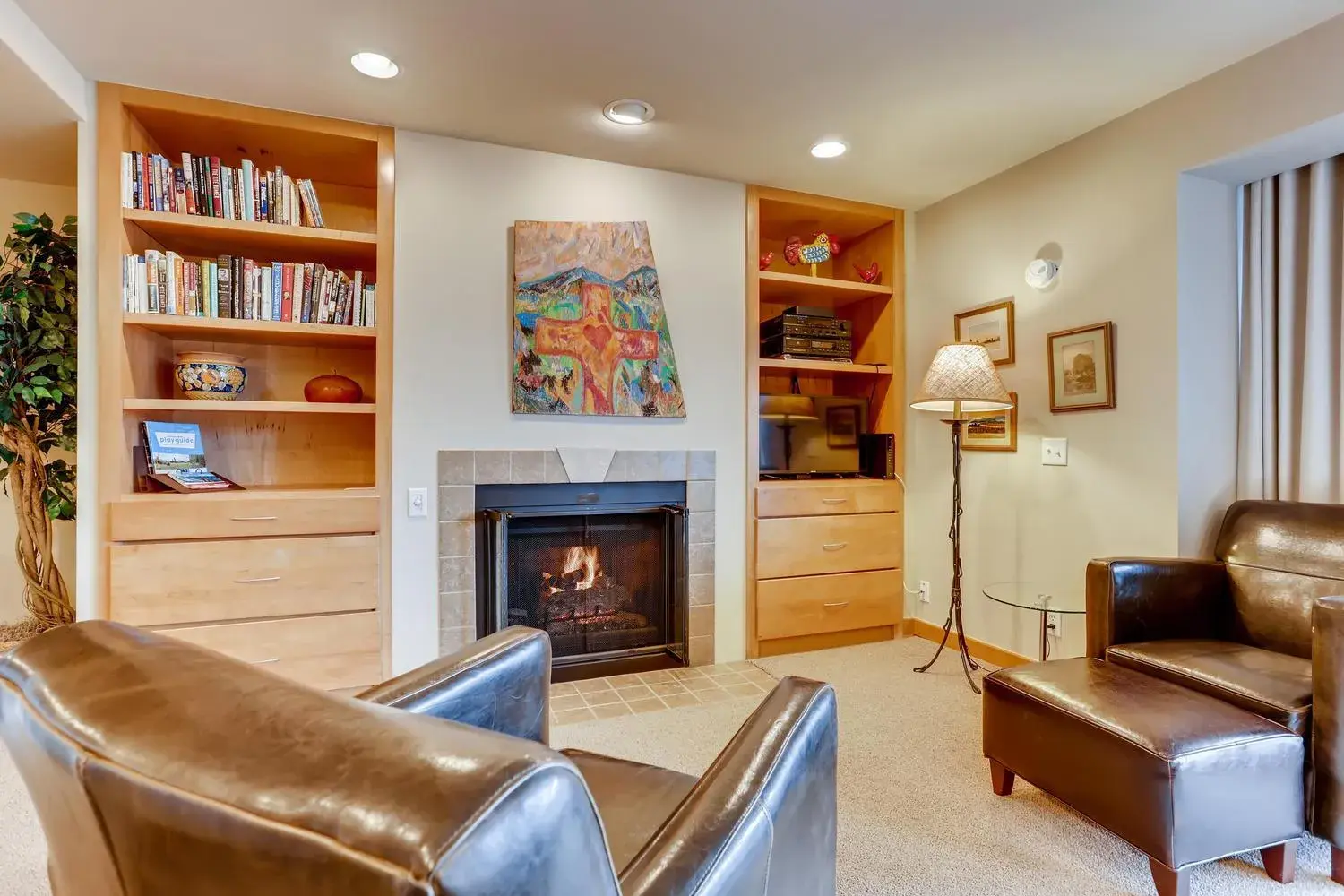 Seating Area in Aspen Ridge Condominiums by Keystone Resort