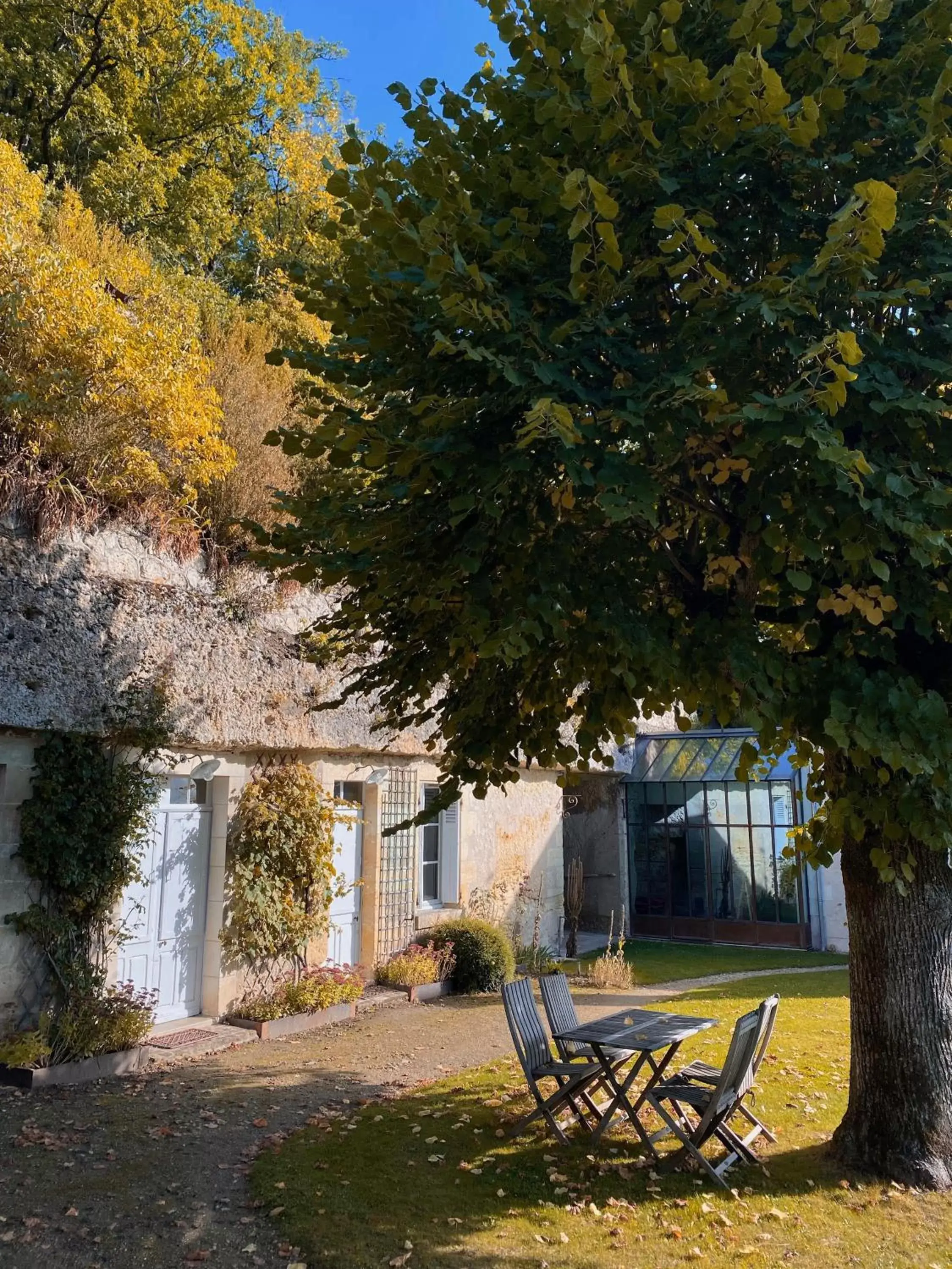 Garden in Château de Nazelles Amboise