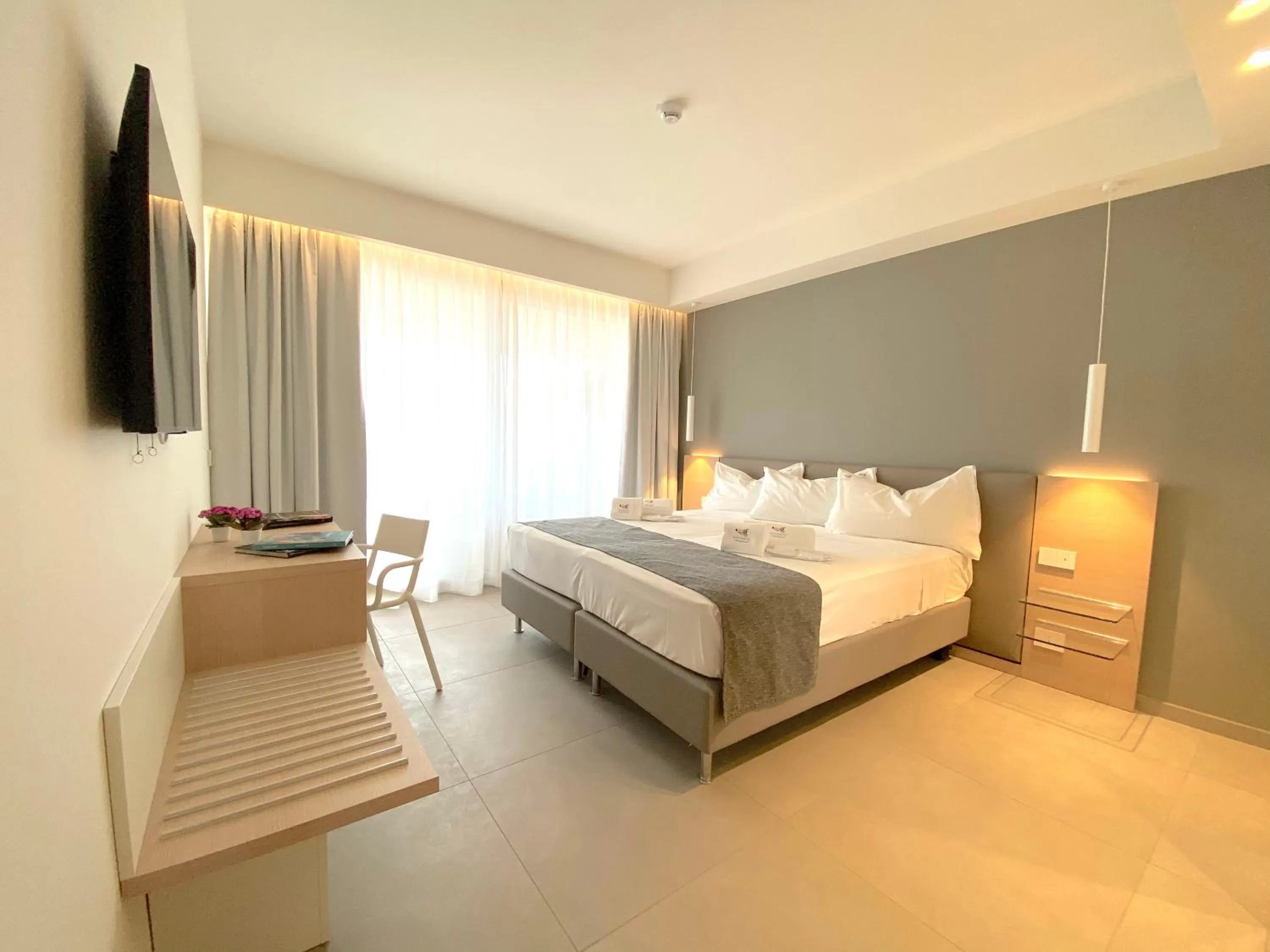 Bed in Sicilia's Art Hotel & Spa