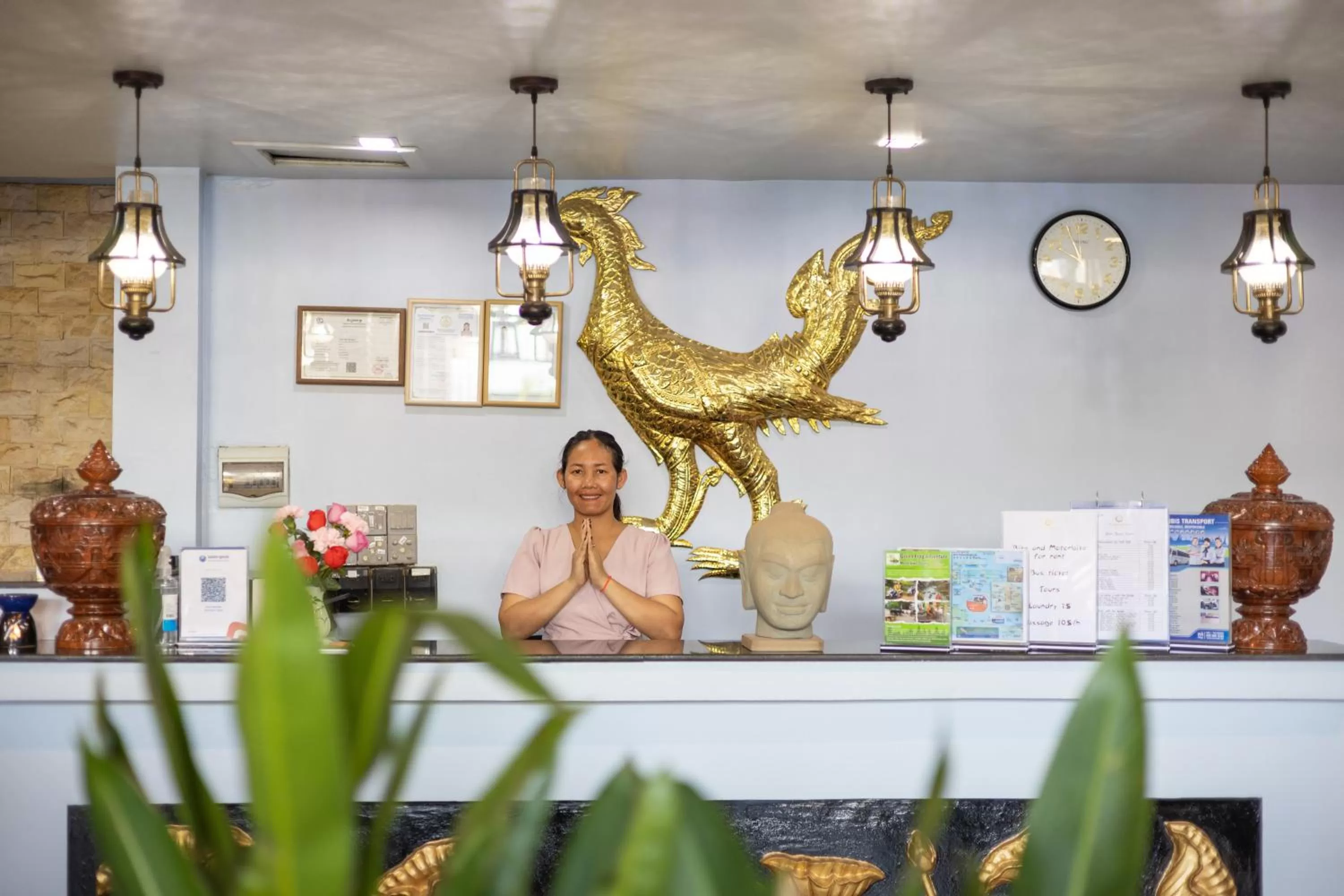 Lobby or reception in The Five Senses Boutique Hotel