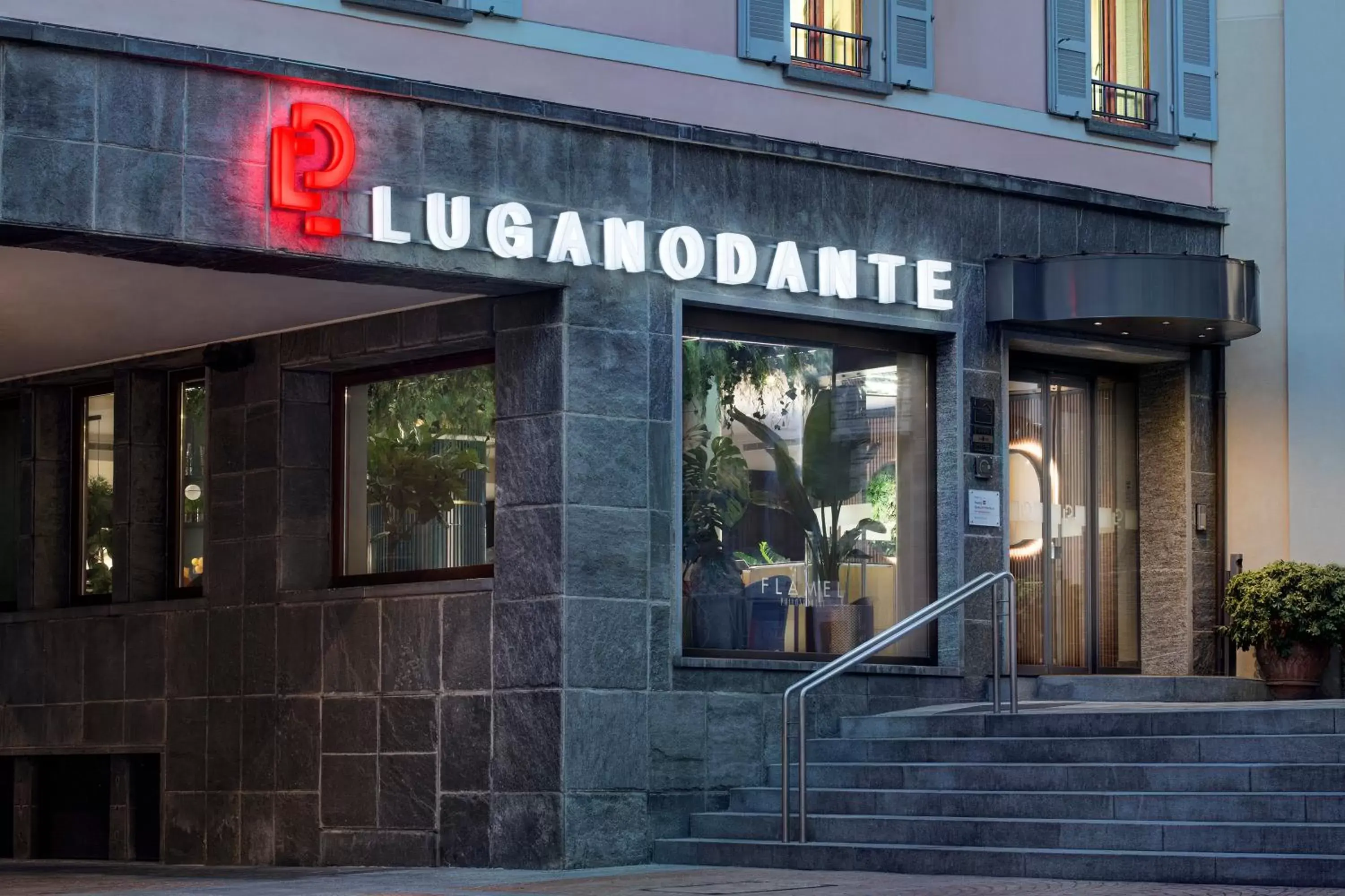 Property building in LUGANODANTE Boutique & Lifestyle Hotel Property building in LUGANODANTE Boutique & Lifestyle Hotel