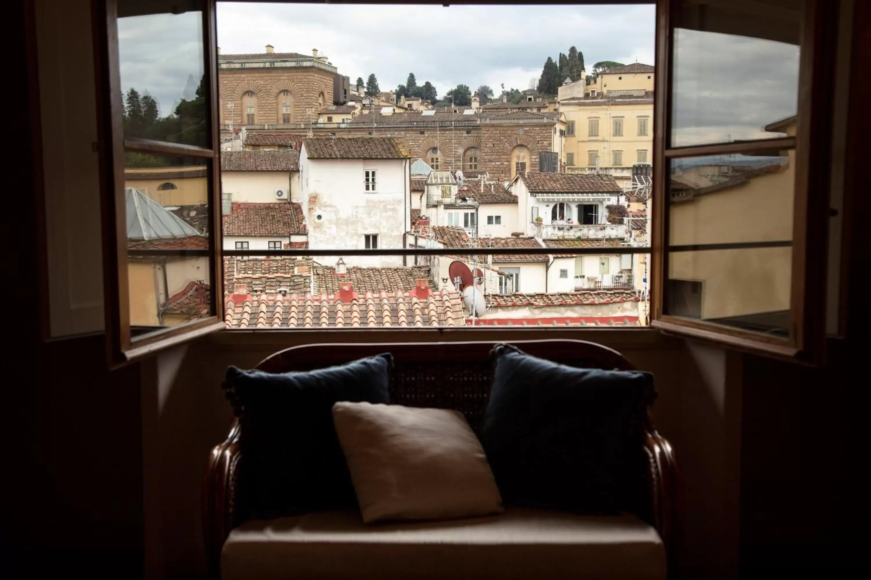 View (from property/room), Seating Area in Hotel Palazzo Guadagni