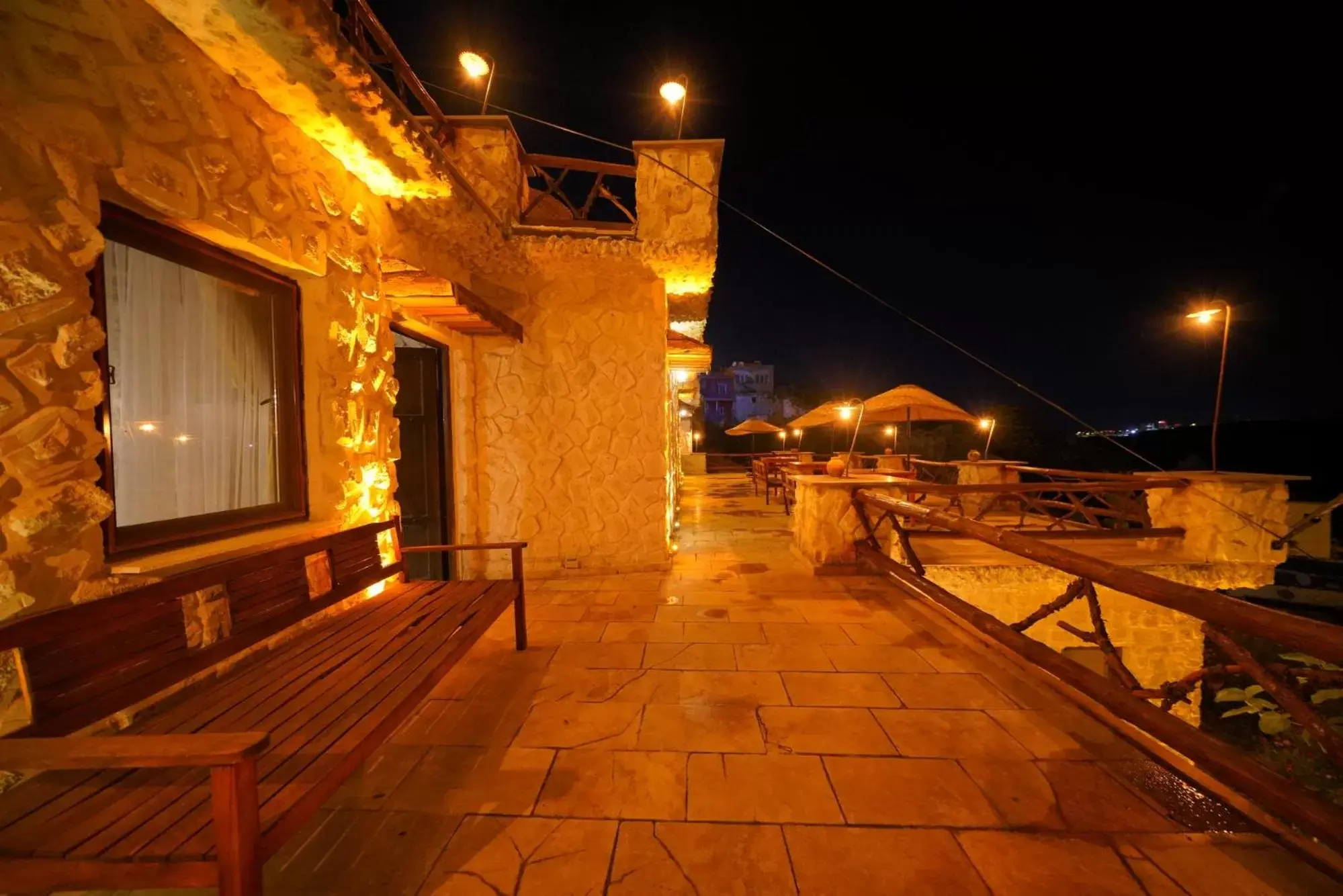 Balcony/Terrace in Cappadocia Nar Cave House & Hot Swimming Pool
