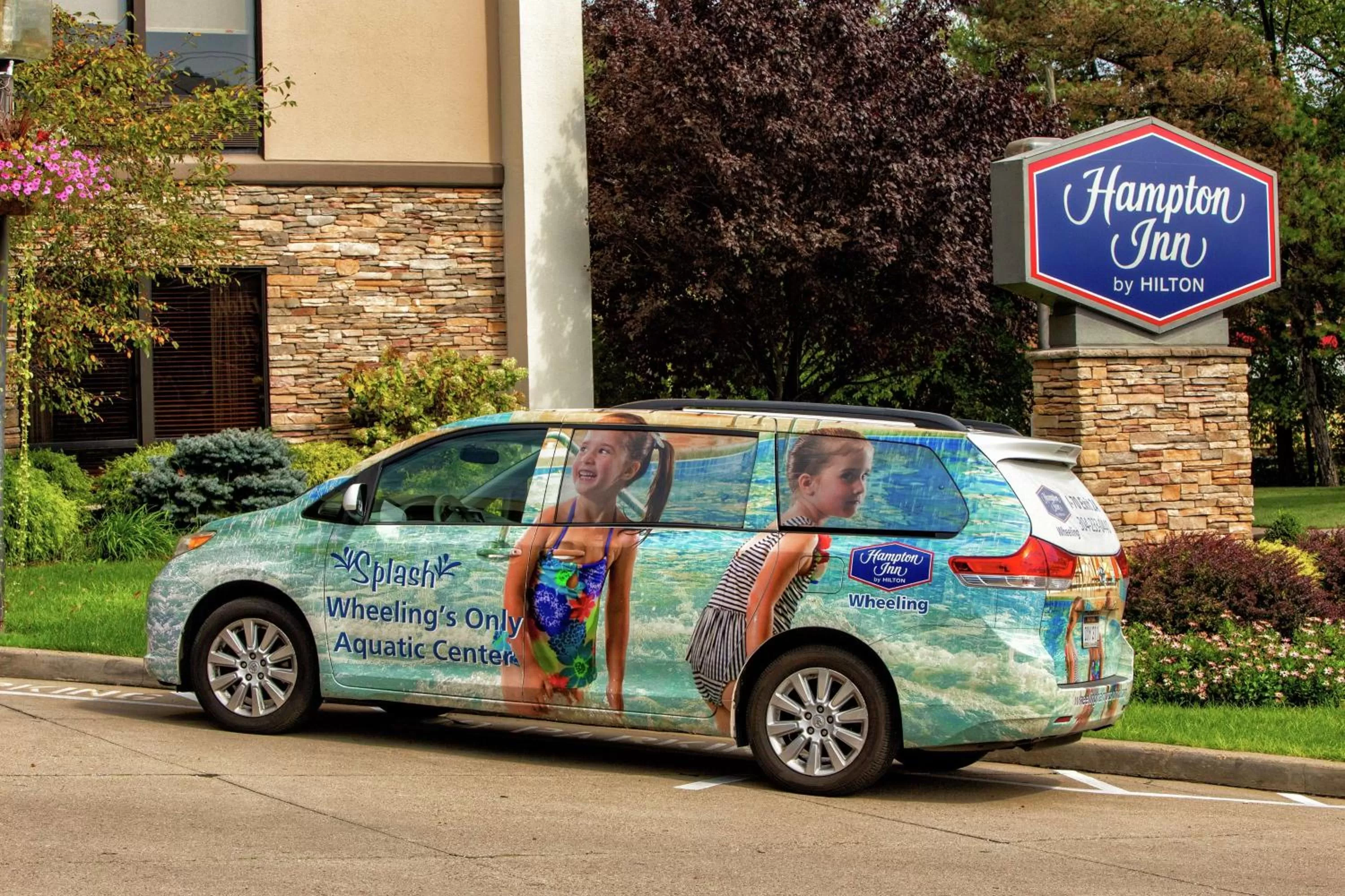 Property building in Hampton Inn Wheeling