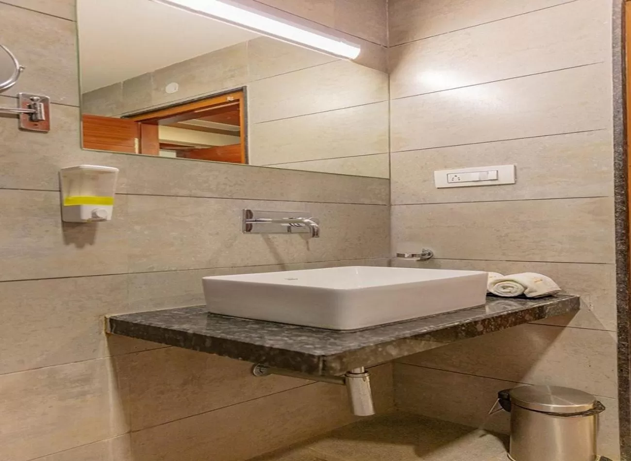 Bathroom in Ashok inn