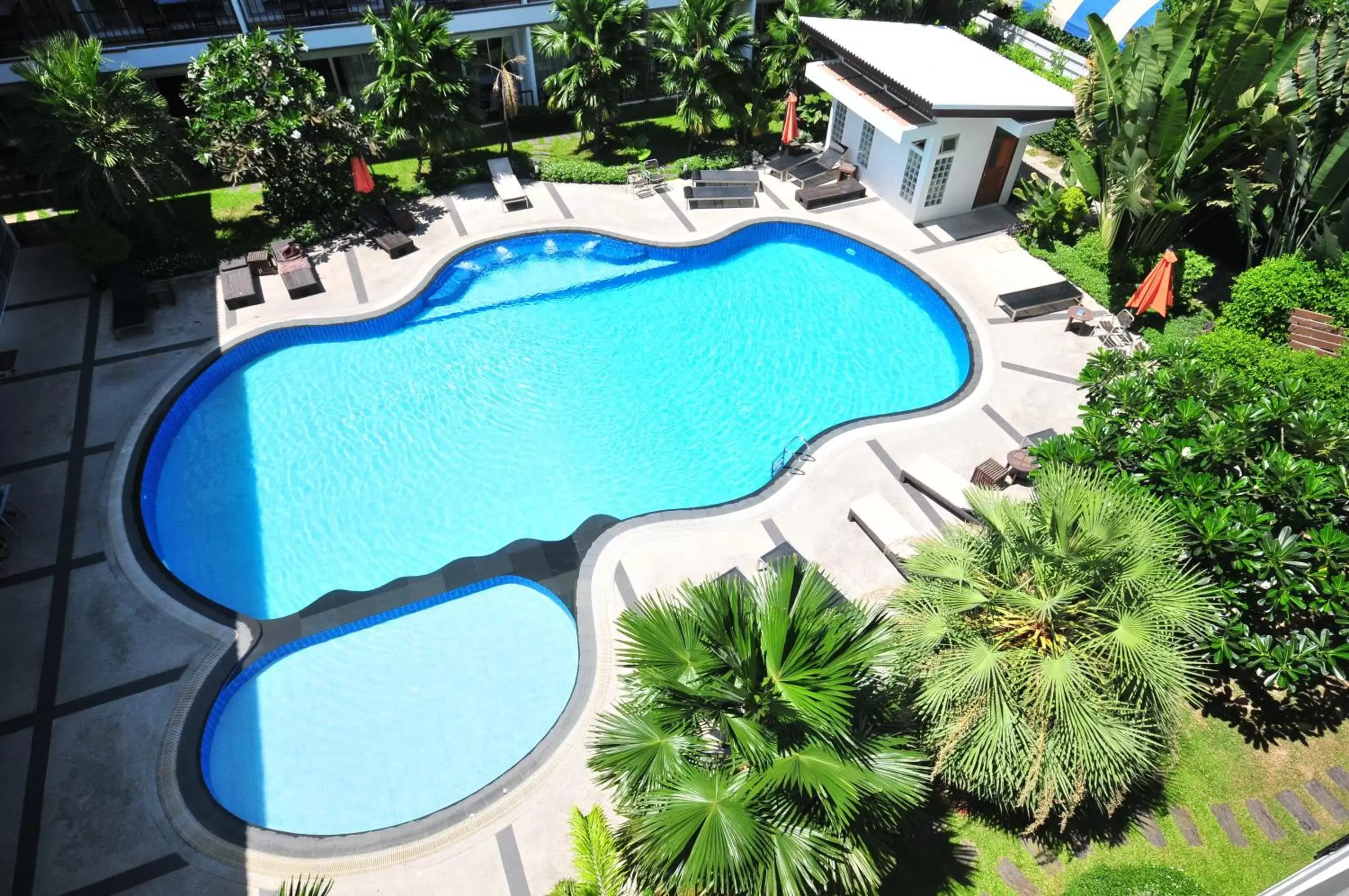 Swimming pool, Pool View in BS Residence Suvarnabhumi - SHA Extra Plus