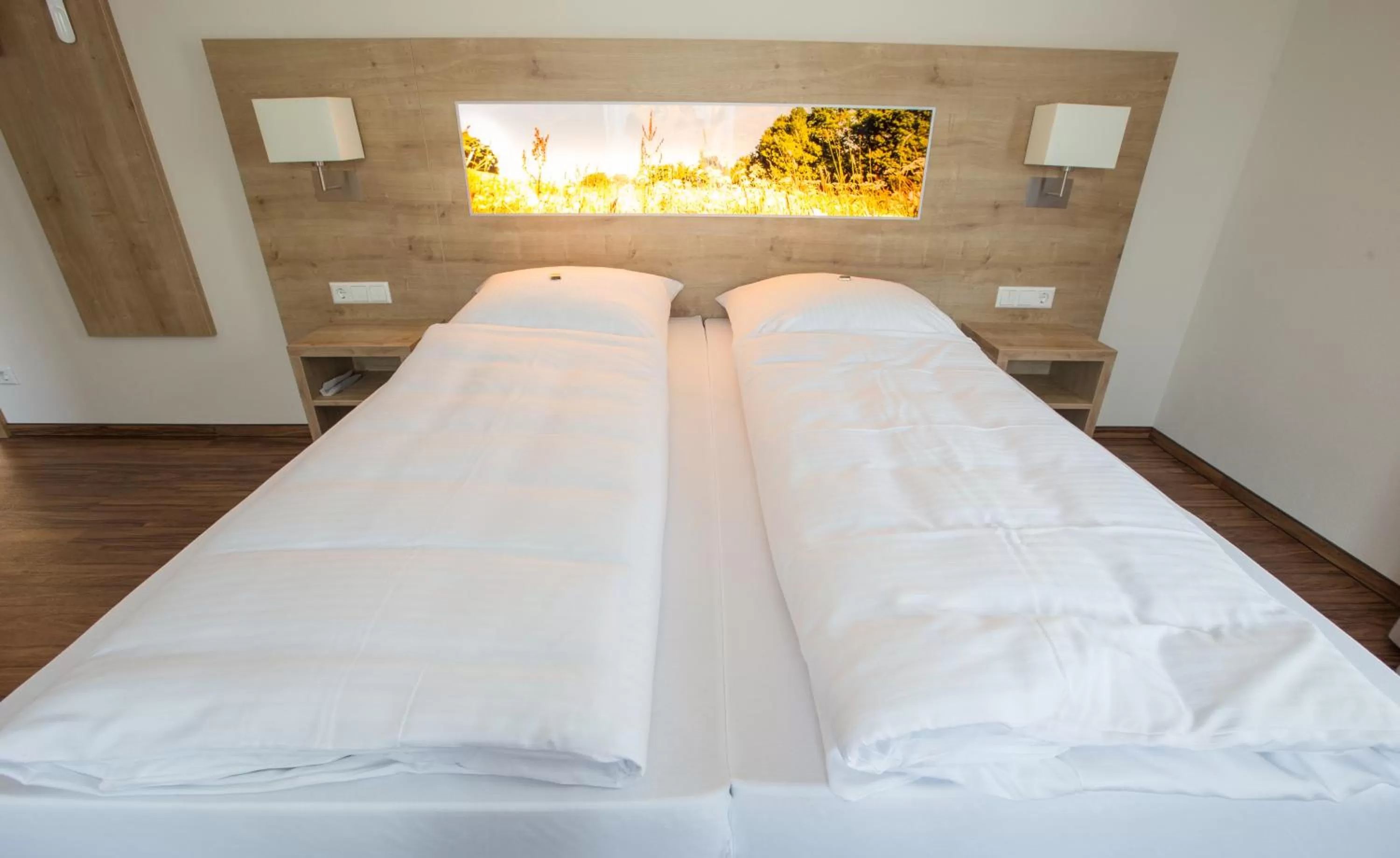 Bed in Sonnenhalde Landgasthof Bieg