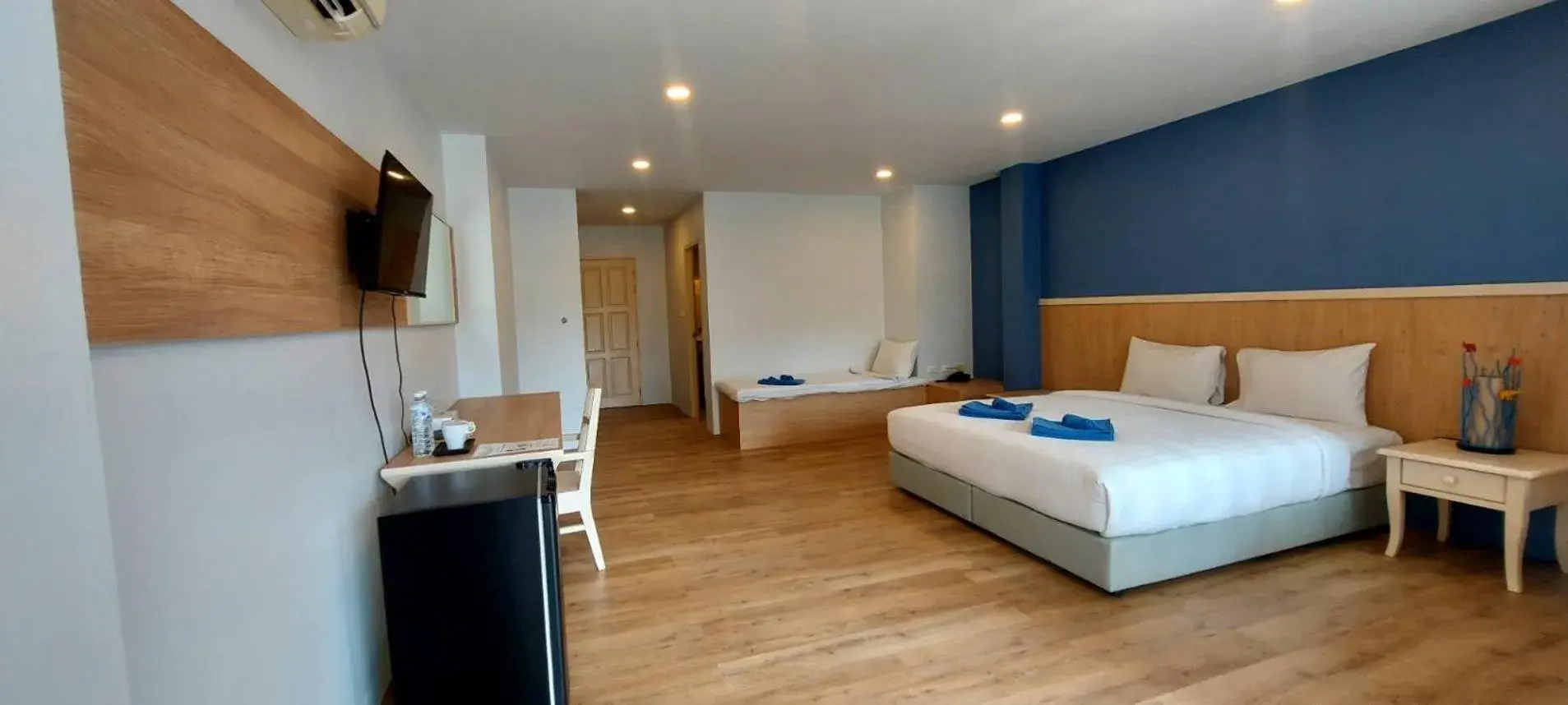 TV and multimedia, Bed in Karon Living Room - SHA Plus TV and multimedia, Bed in Karon Living Room - SHA Plus