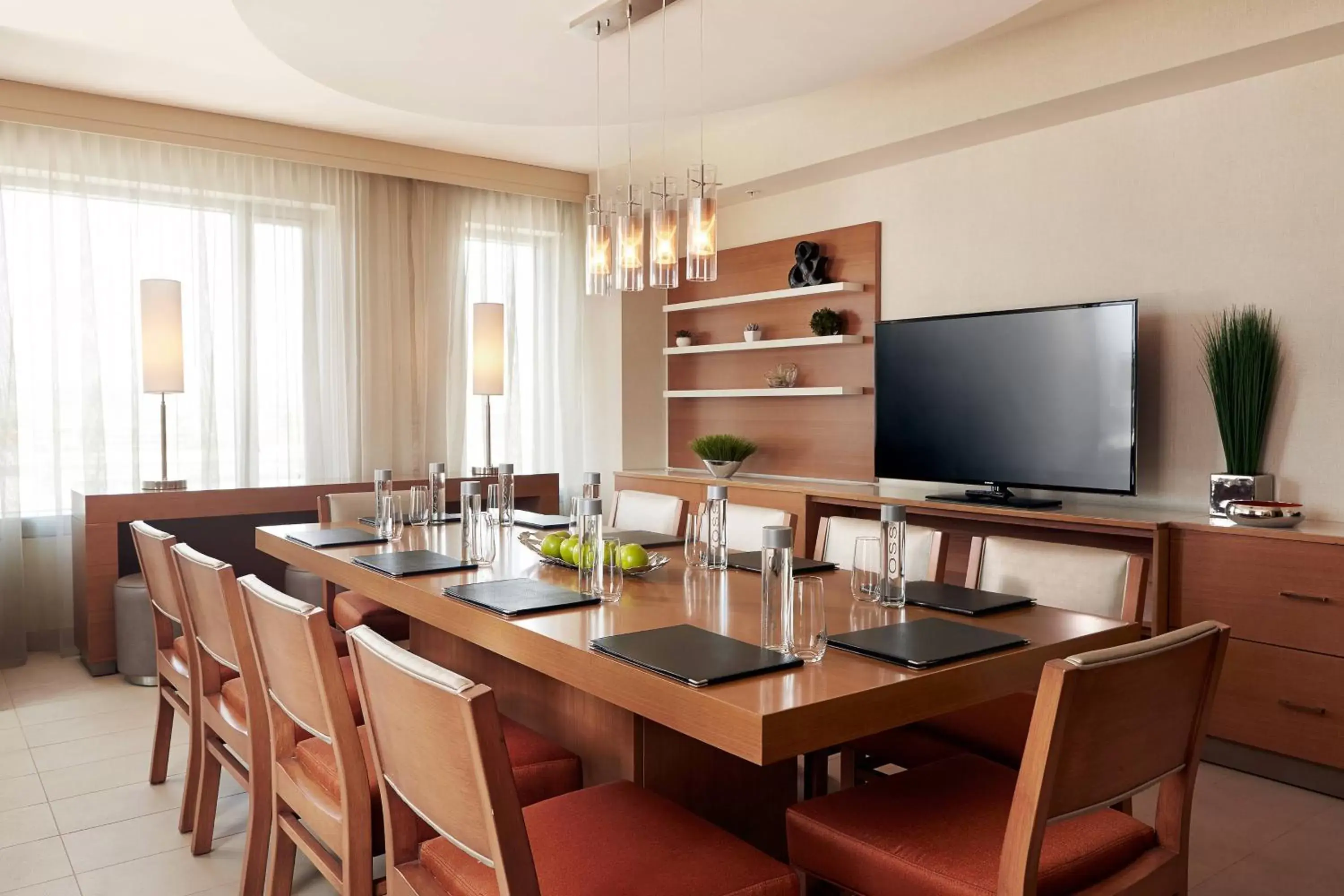Meeting/conference room, TV/Entertainment Center in Residence Inn by Marriott Los Angeles L.A. LIVE
