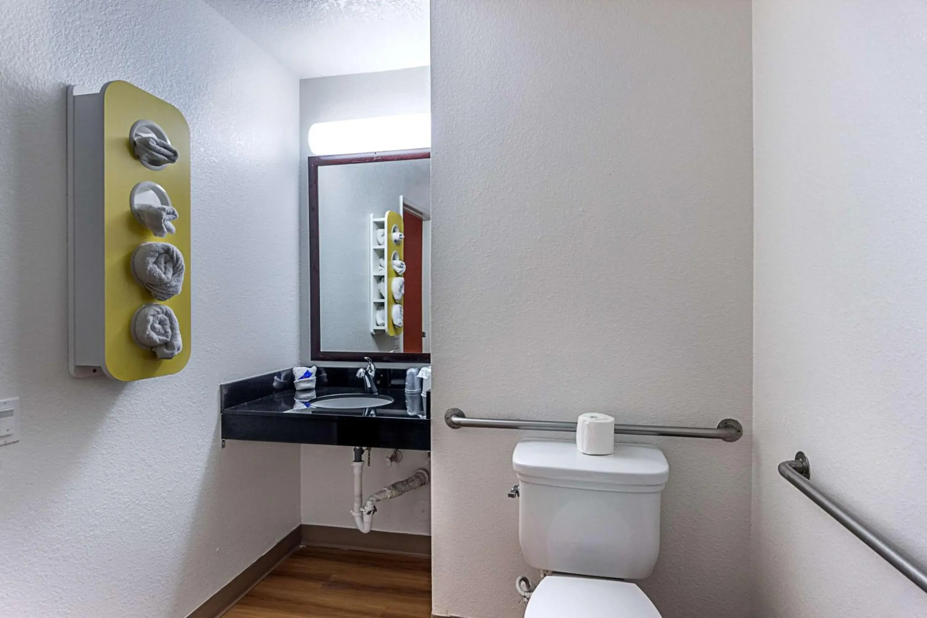 Toilet, Bathroom in Motel 6-Fresno, CA