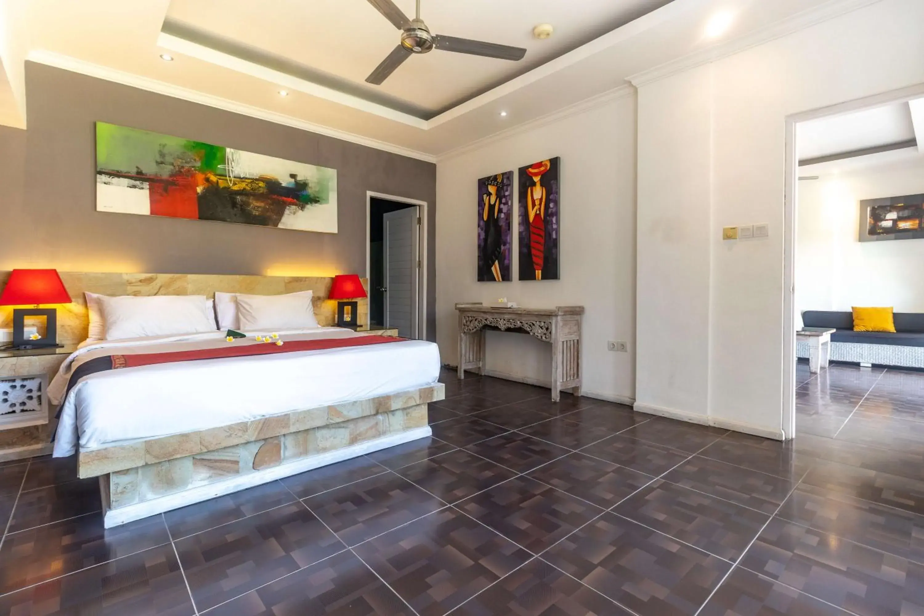 Bedroom in Aleesha Villas and Suites