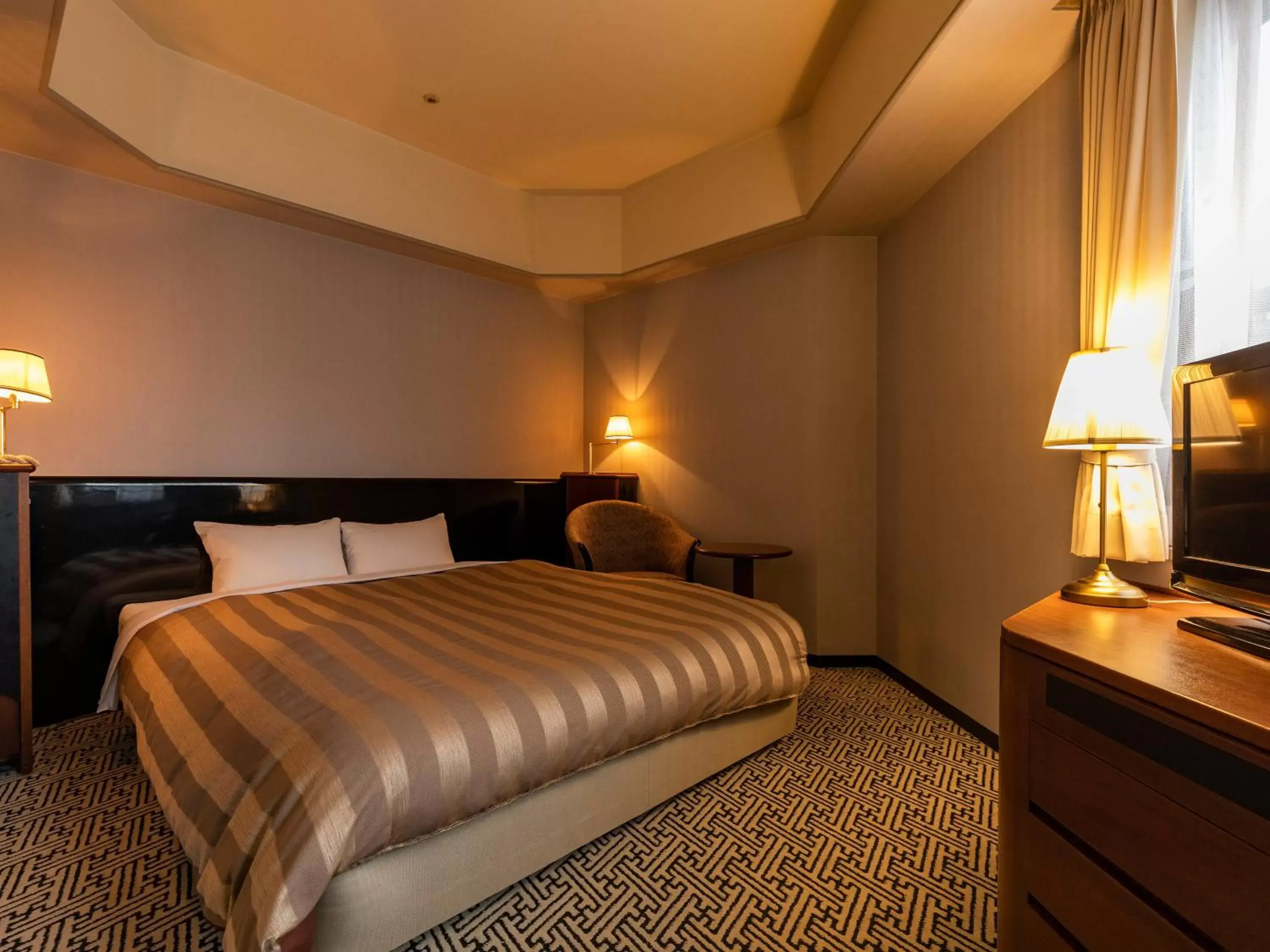 Photo of the whole room, Bed in Ark Hotel Kumamotojo Mae -ROUTE INN HOTELS- Photo of the whole room, Bed in Ark Hotel Kumamotojo Mae -ROUTE INN HOTELS-