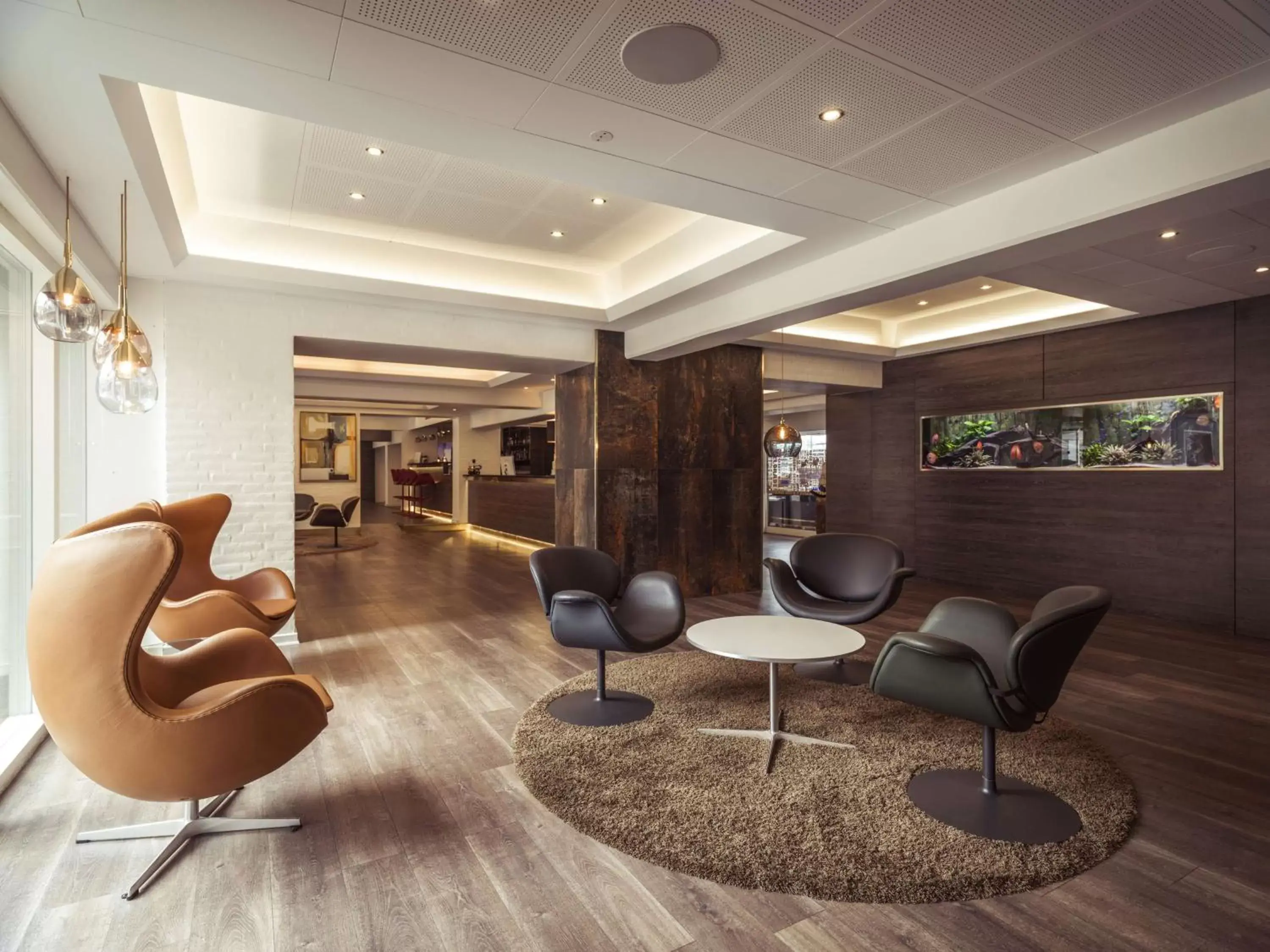 Lobby or reception, Lounge/Bar in Radisson Blu Limfjord Hotel, Aalborg