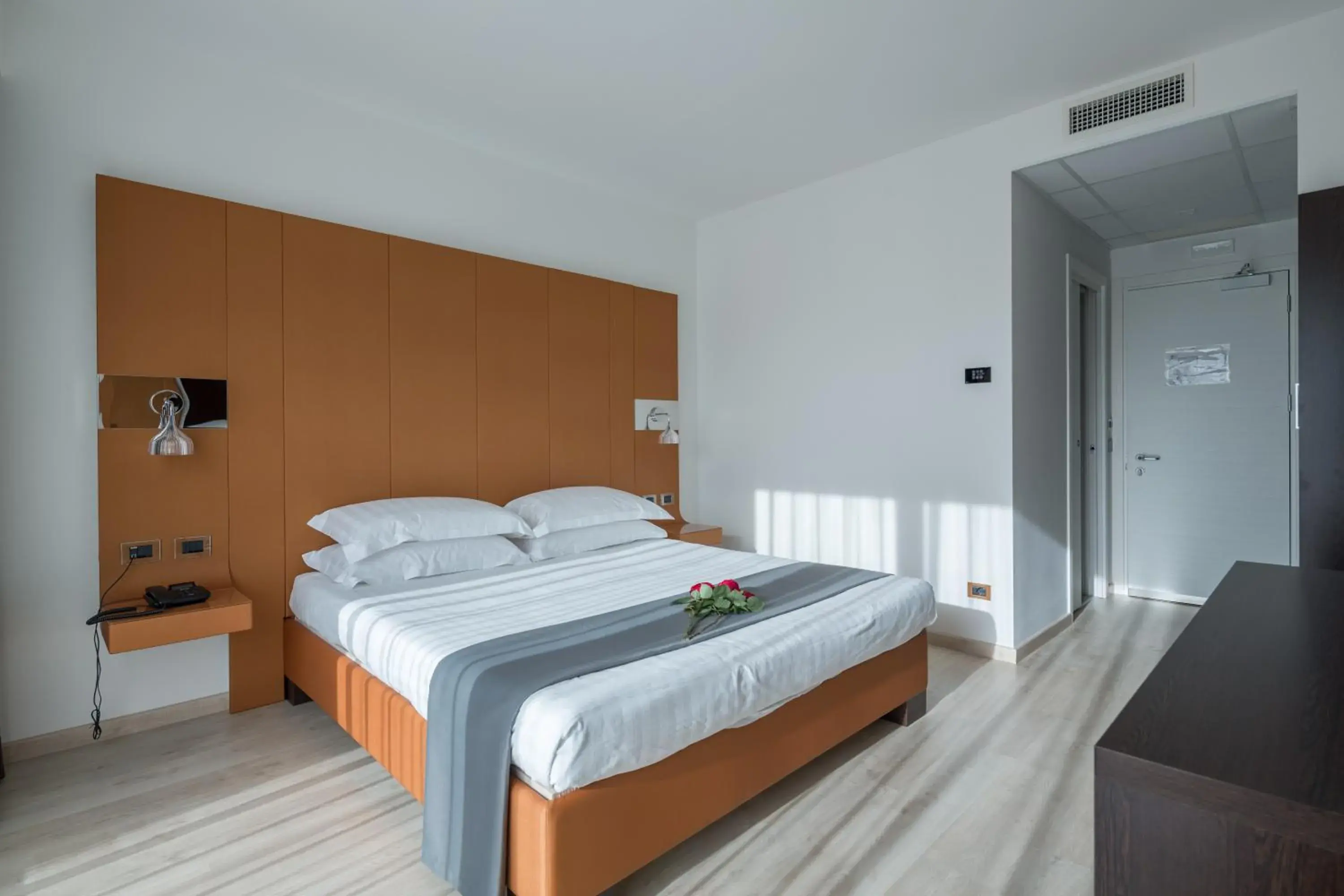 Bedroom, Bed in Hotel Brandoli