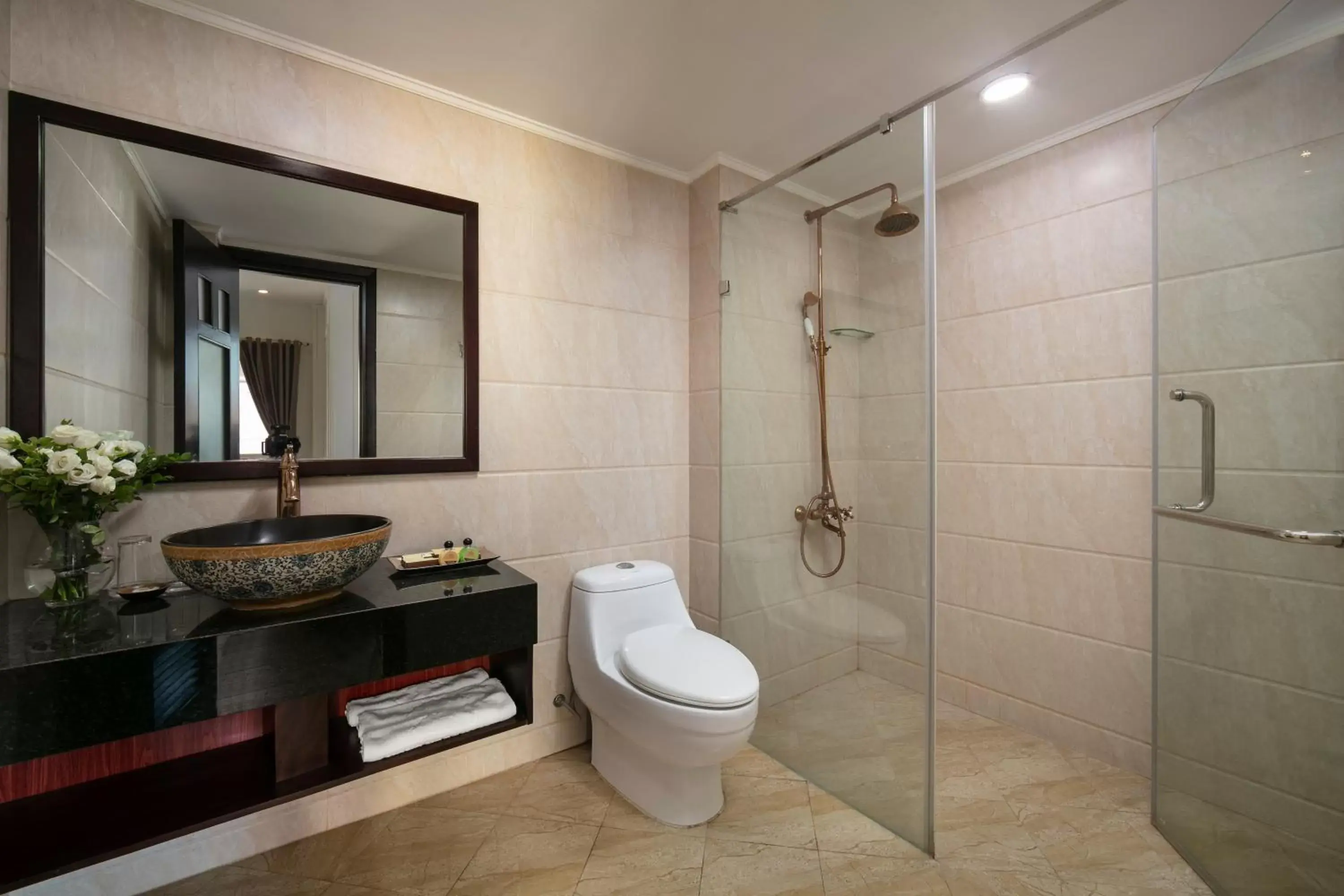 Shower, Bathroom in Hong Ngoc Cochinchine Boutique Hotel & Spa