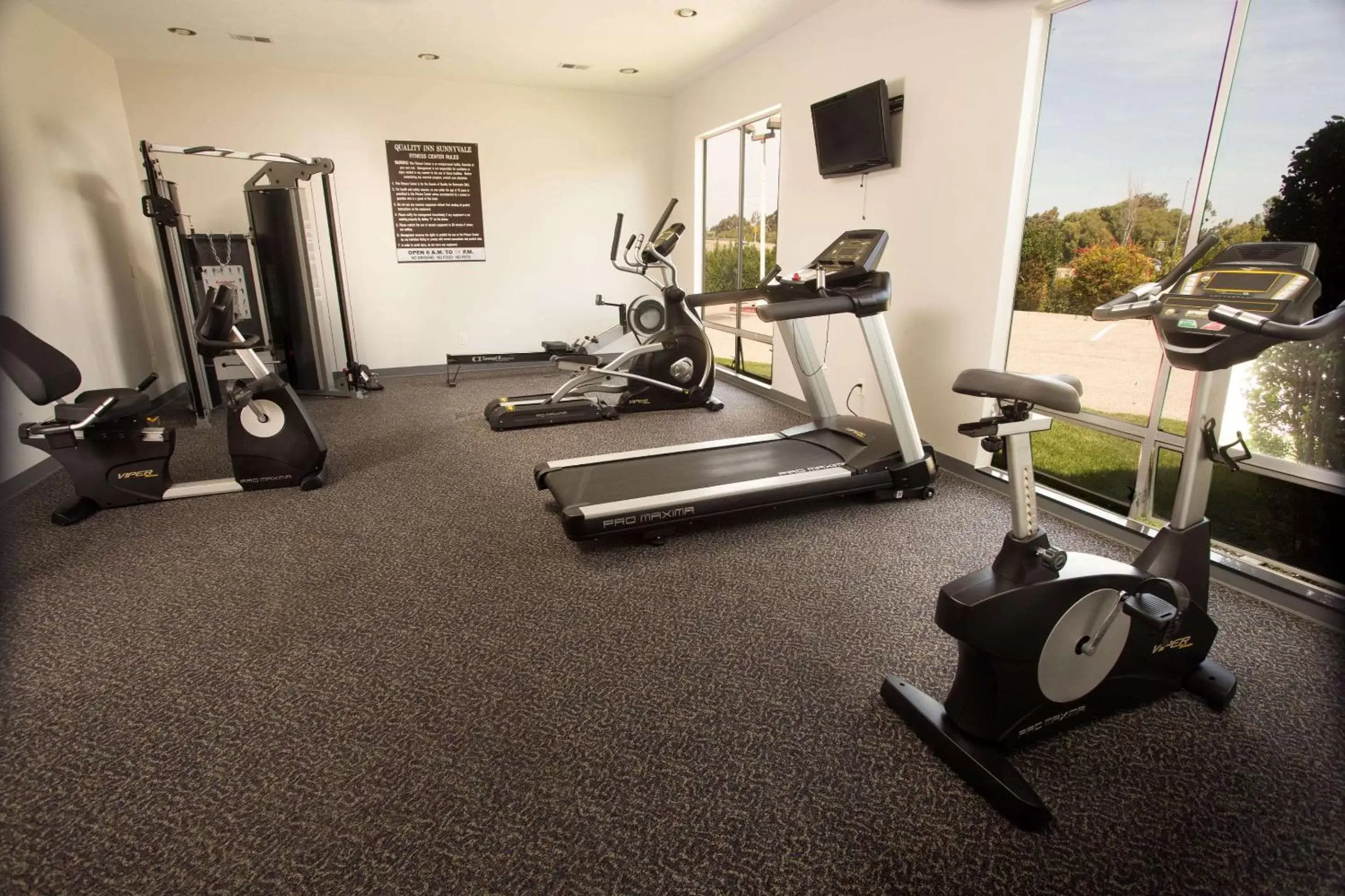 Fitness centre/facilities, Fitness Center/Facilities in Quality Inn Santa Clara Convention Center