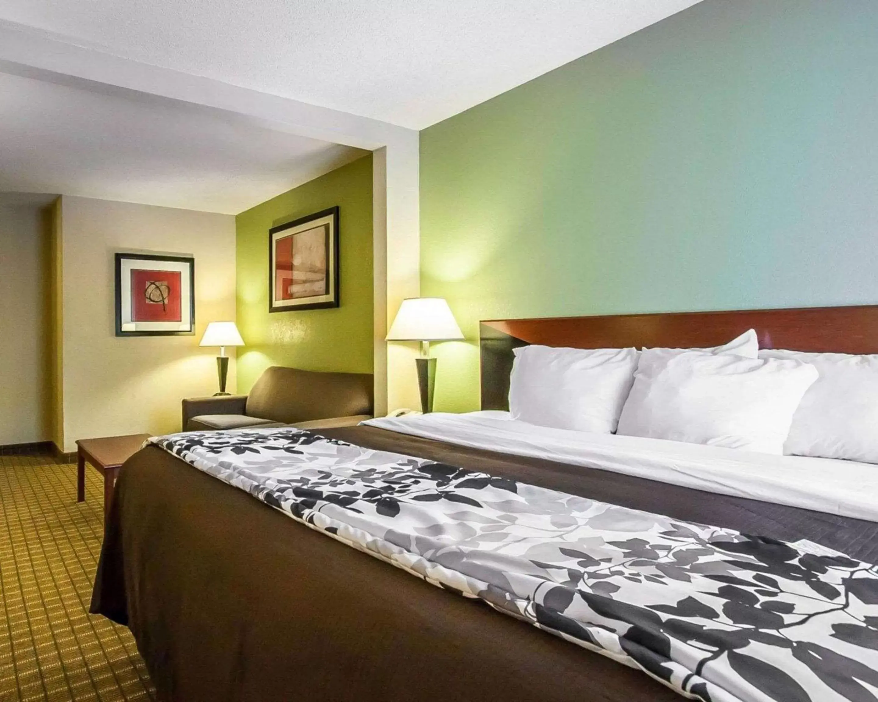 Photo of the whole room, Bed in Sleep Inn & Suites Hattiesburg