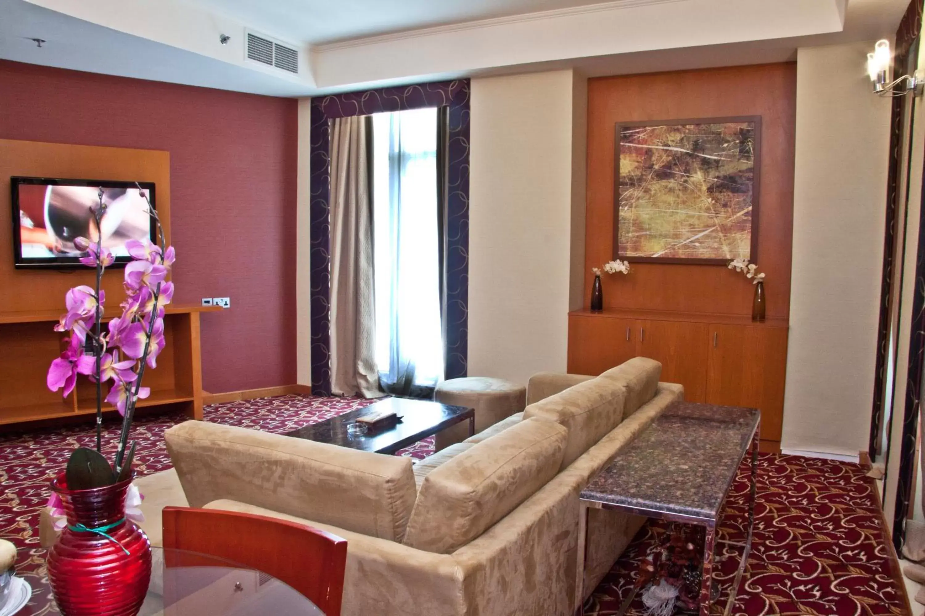 Living room, Seating Area in Ramee Rose Hotel