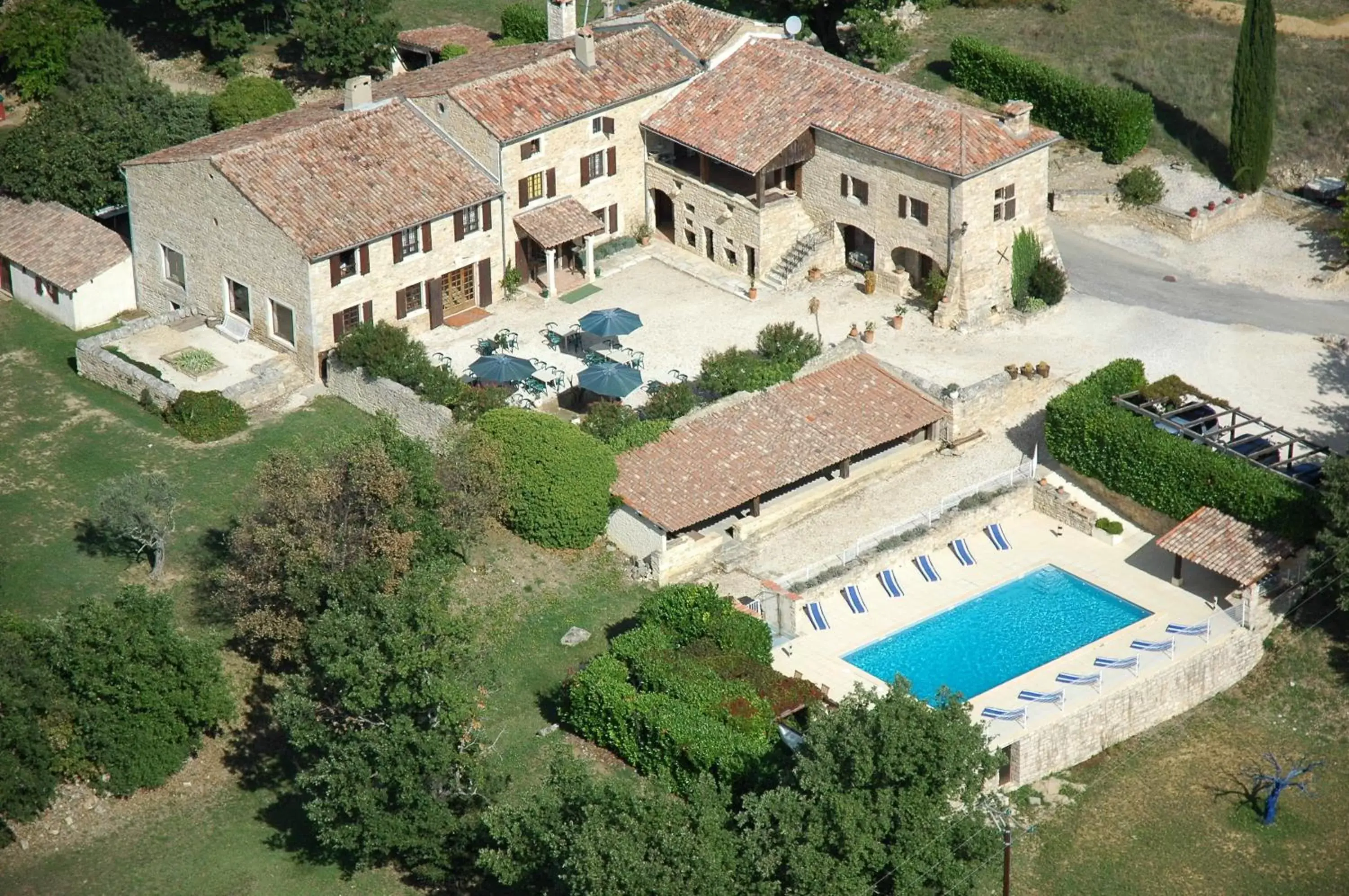 Bird's eye view, Bird's-eye View in Hotel Le Mas de Rivet