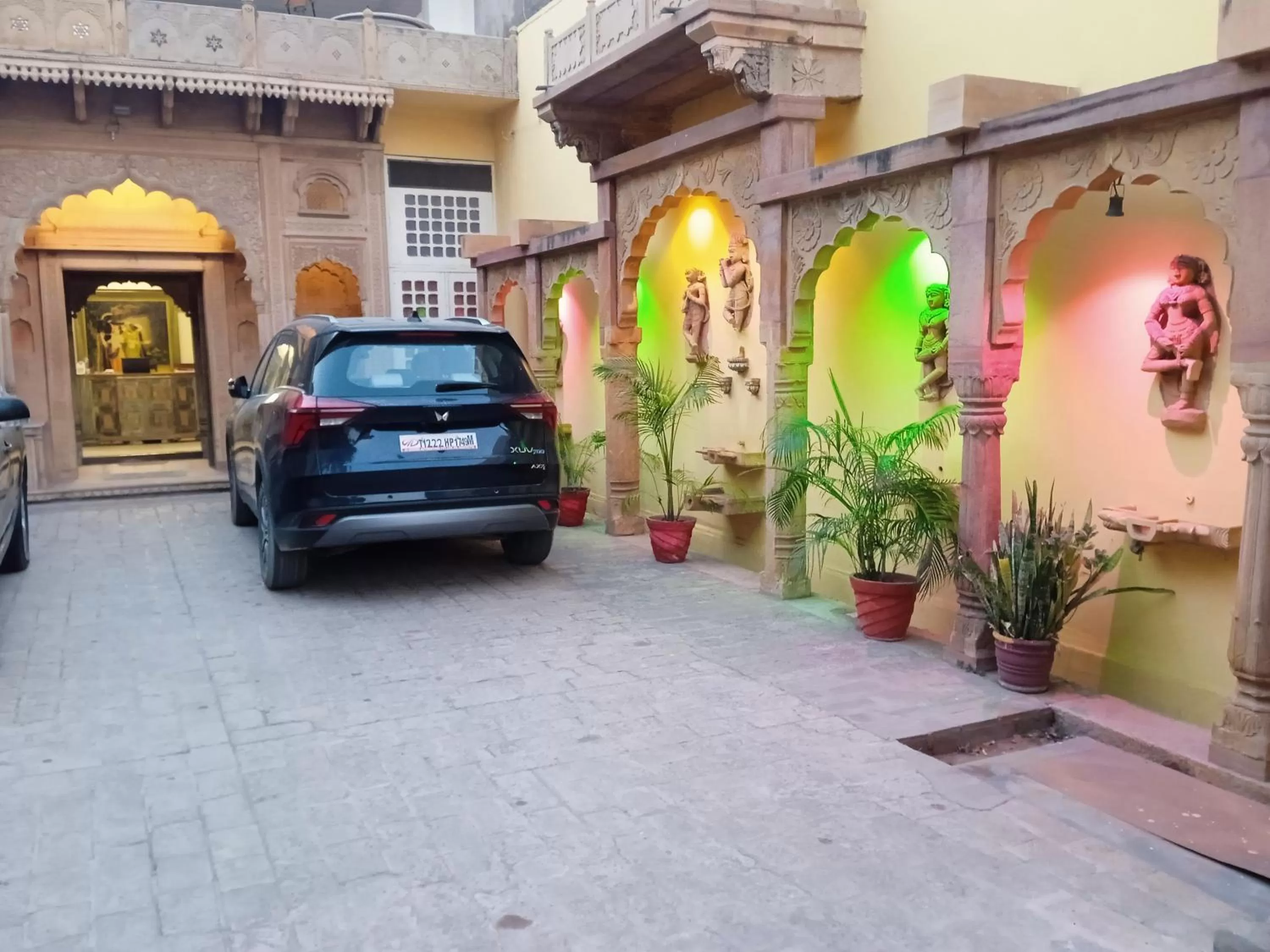 Parking in Rigmor haveli